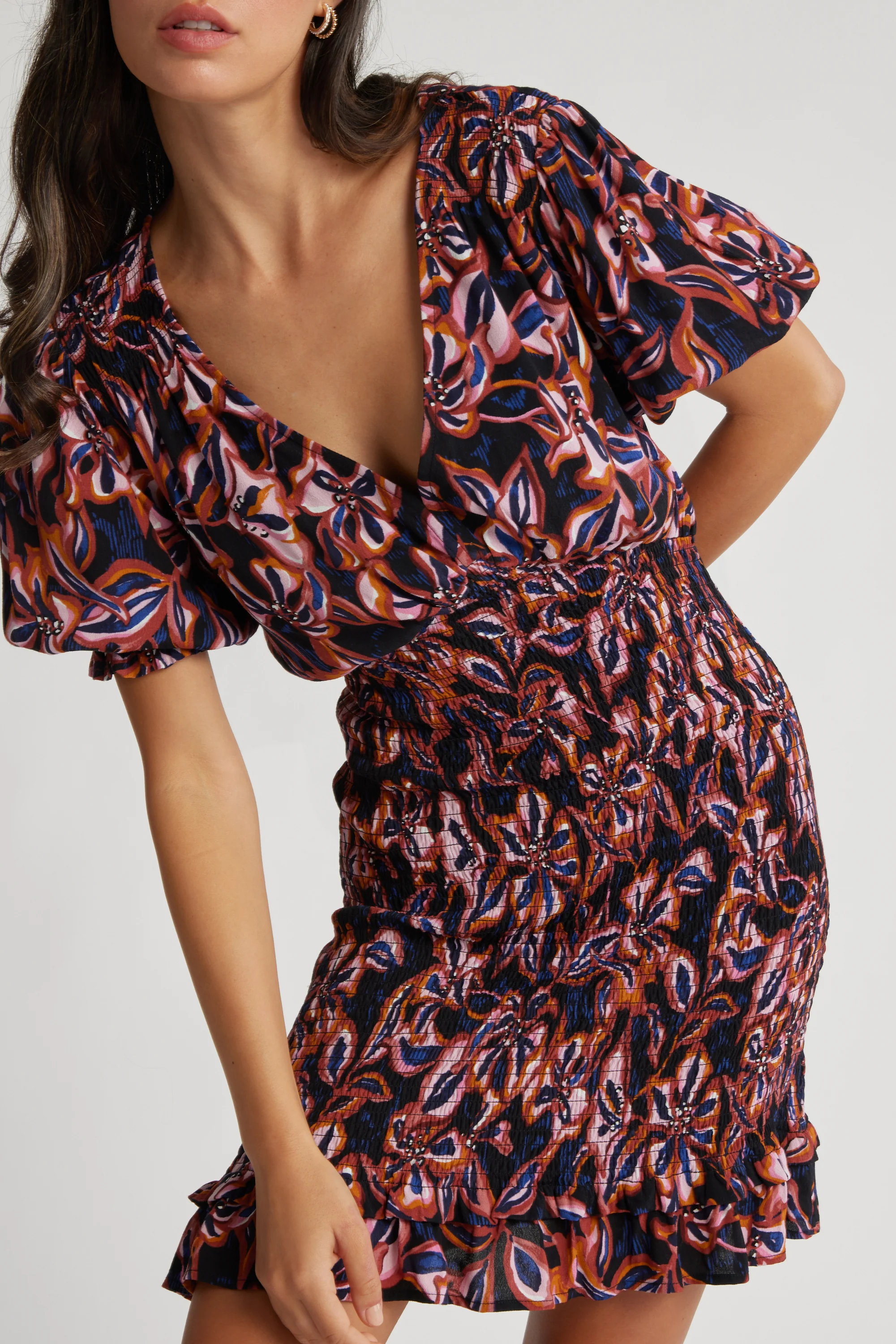 Lillian Shirred Dress - Image 4