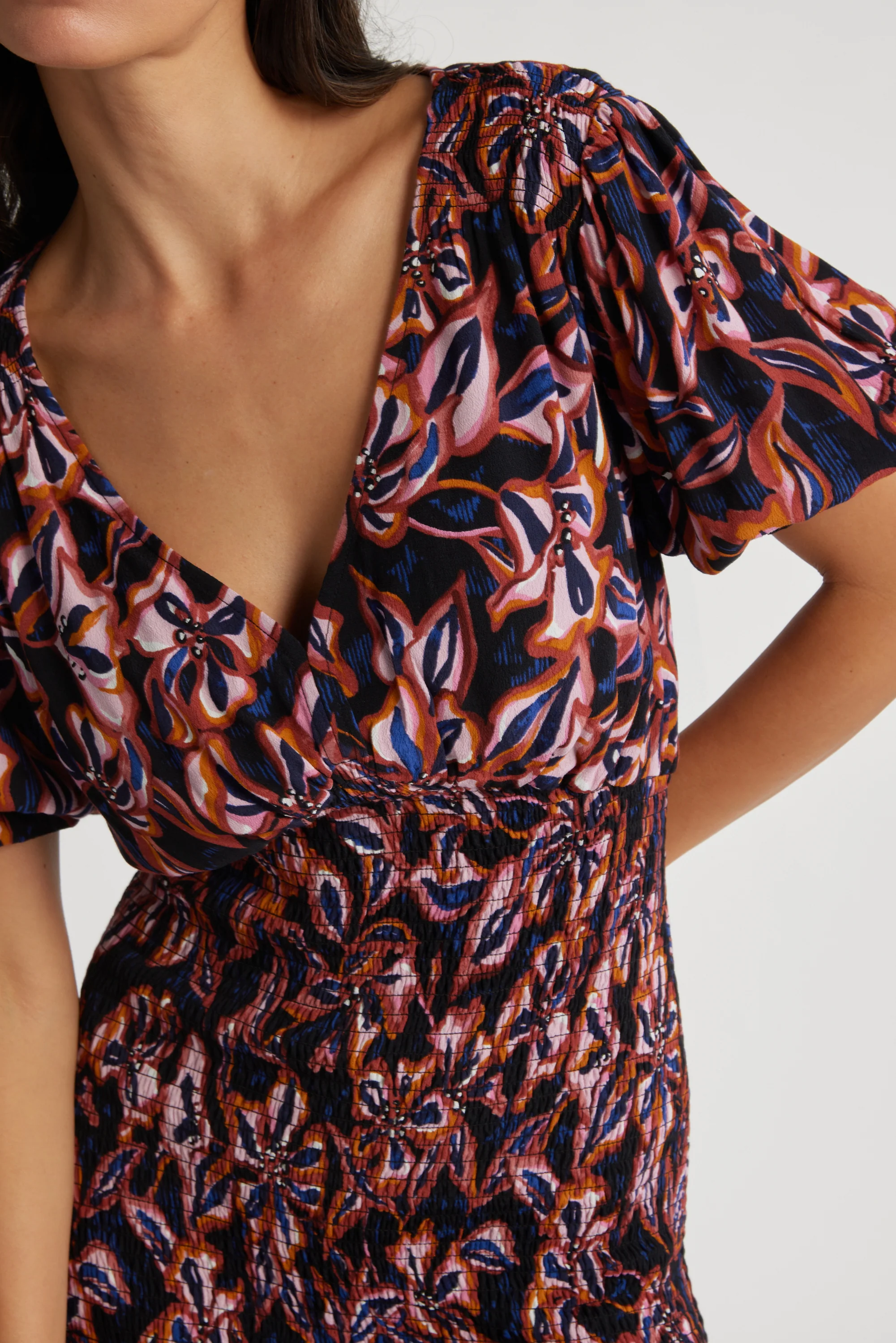 Lillian Shirred Dress - Image 5