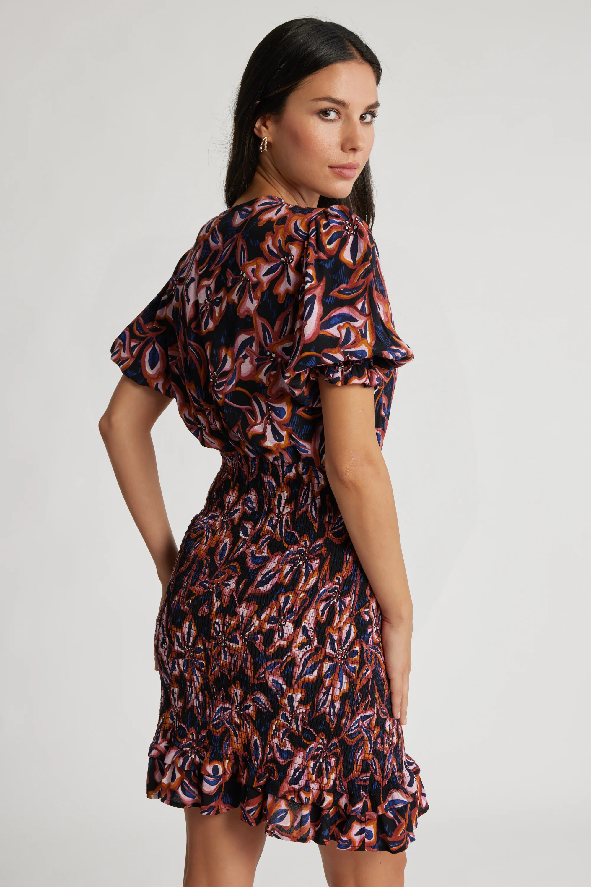 Lillian Shirred Dress - Image 6