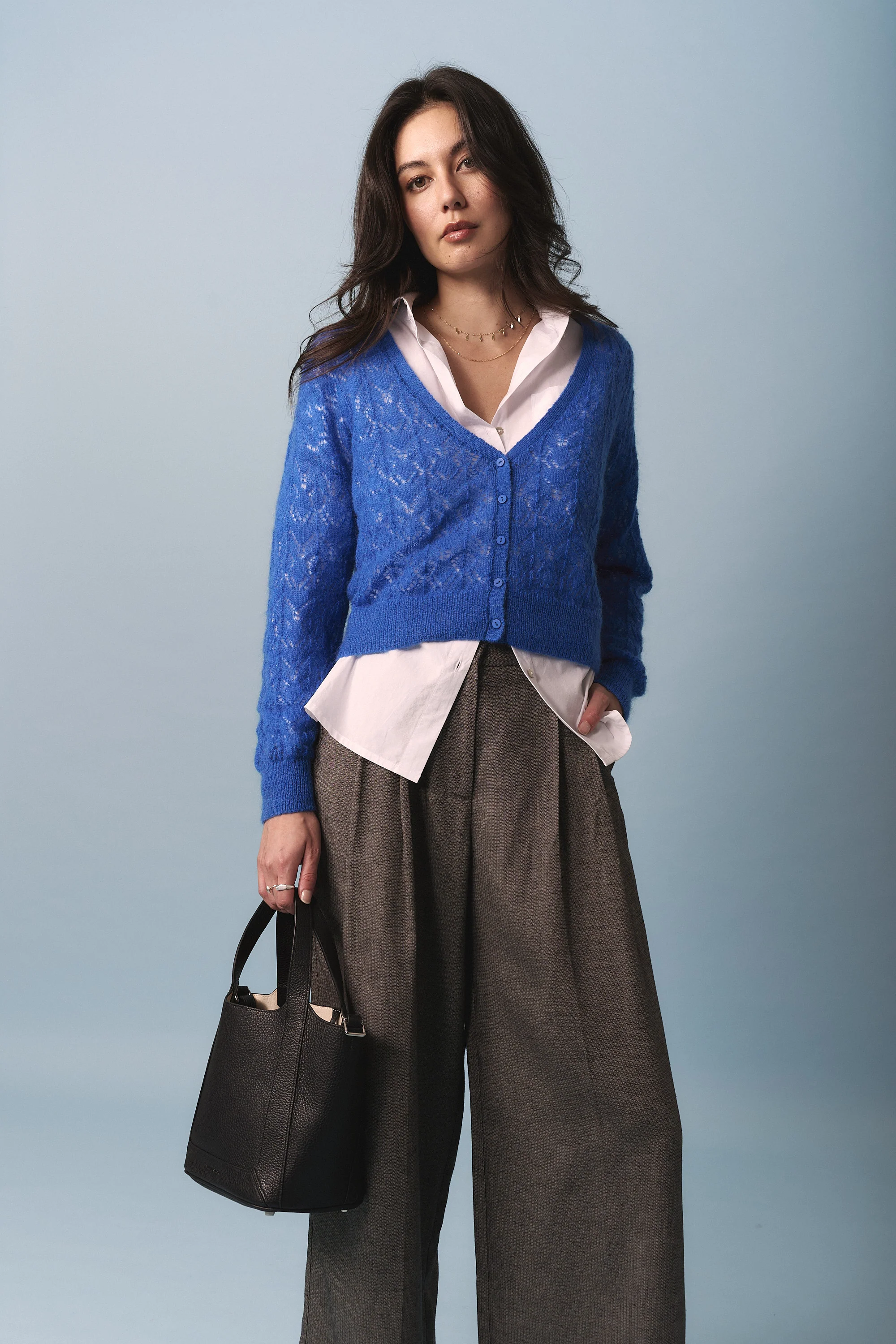 Lola Lace Knit Cardigan - Image 2