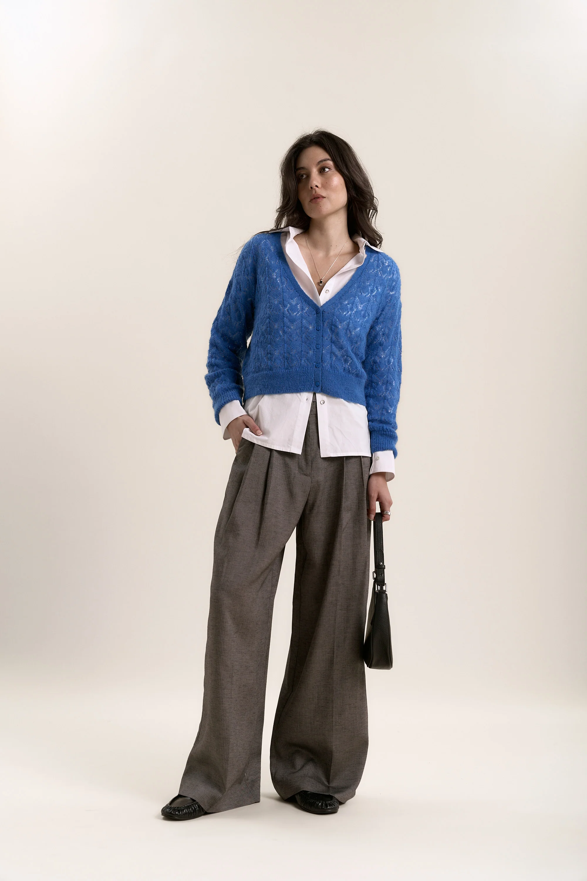 Lola Lace Knit Cardigan - Image 4