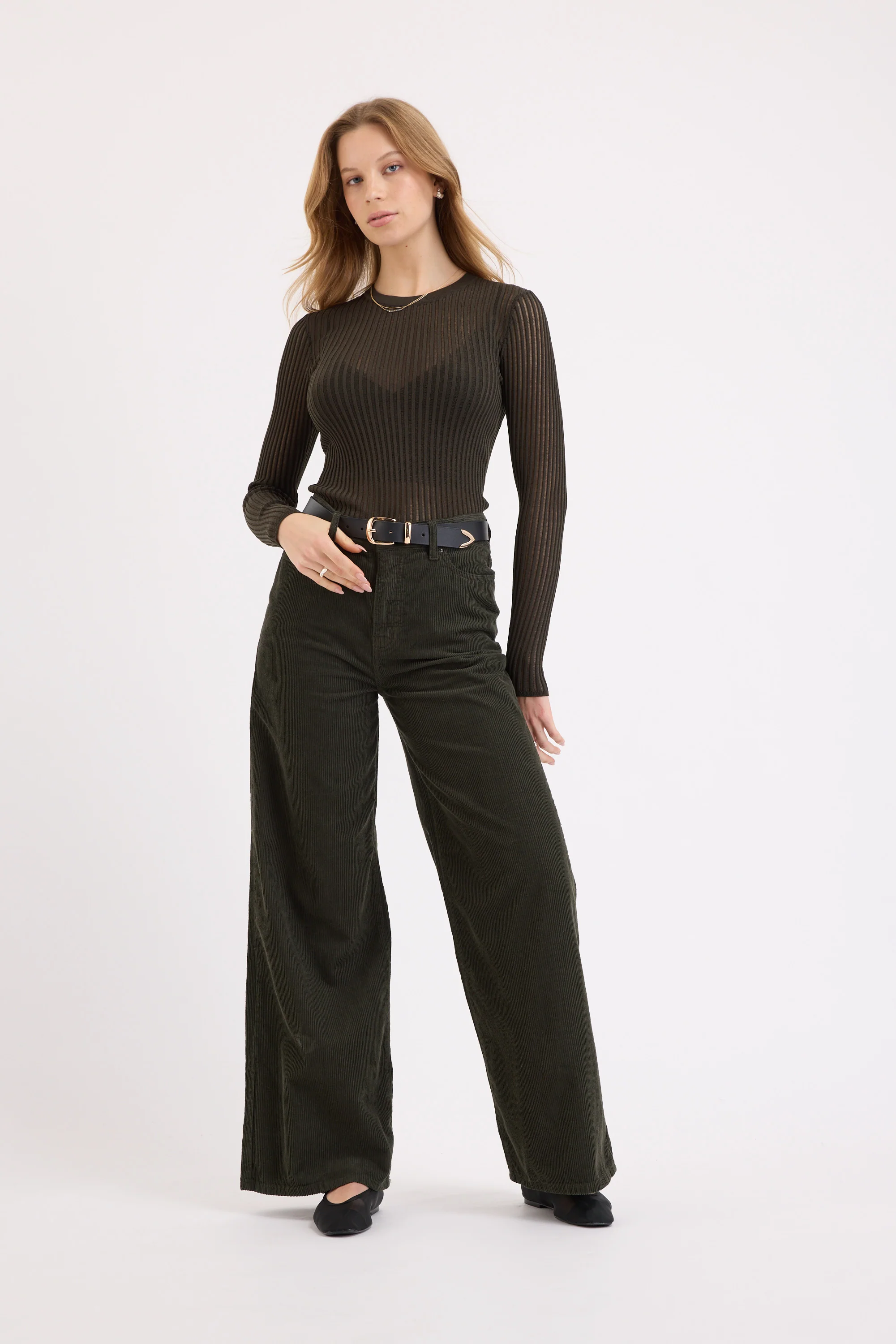 Lola Ladder Knit Layering Top - Image 4