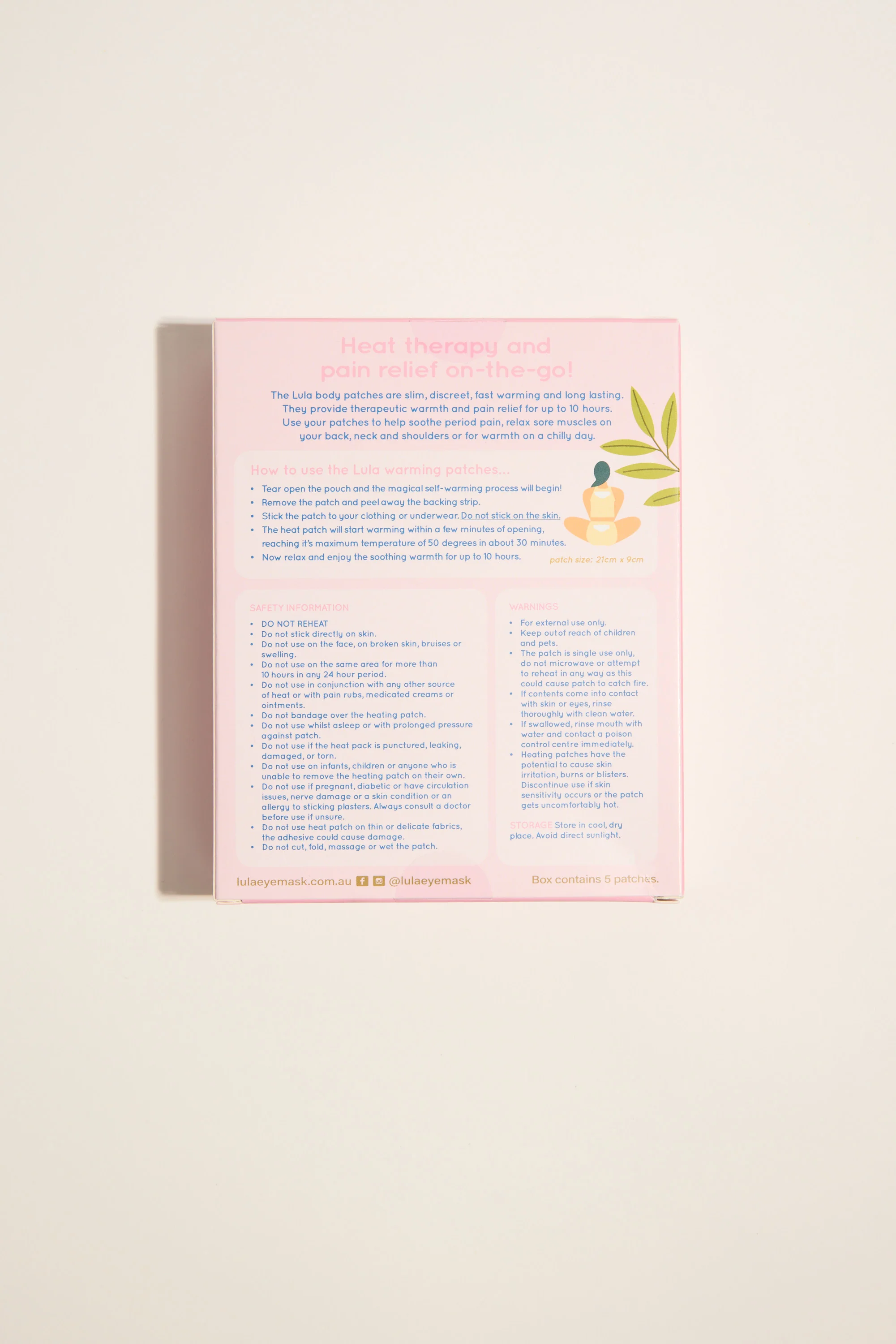 Lula Self Warming Body Patches - Image 4