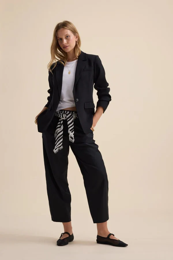 Mable Frayed Edge Silk Scarf - Image 4