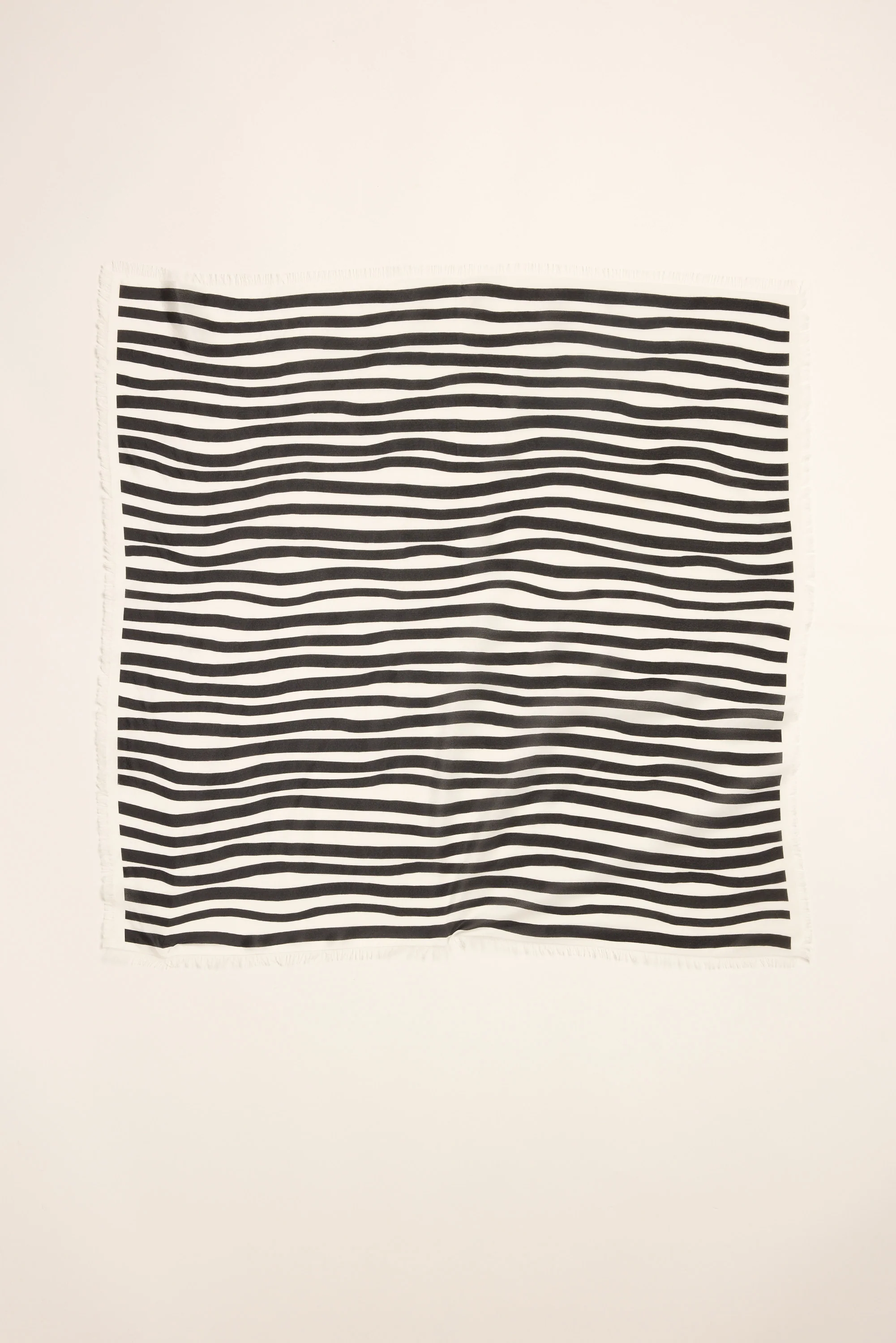 Mable Frayed Edge Silk Scarf - Image 5