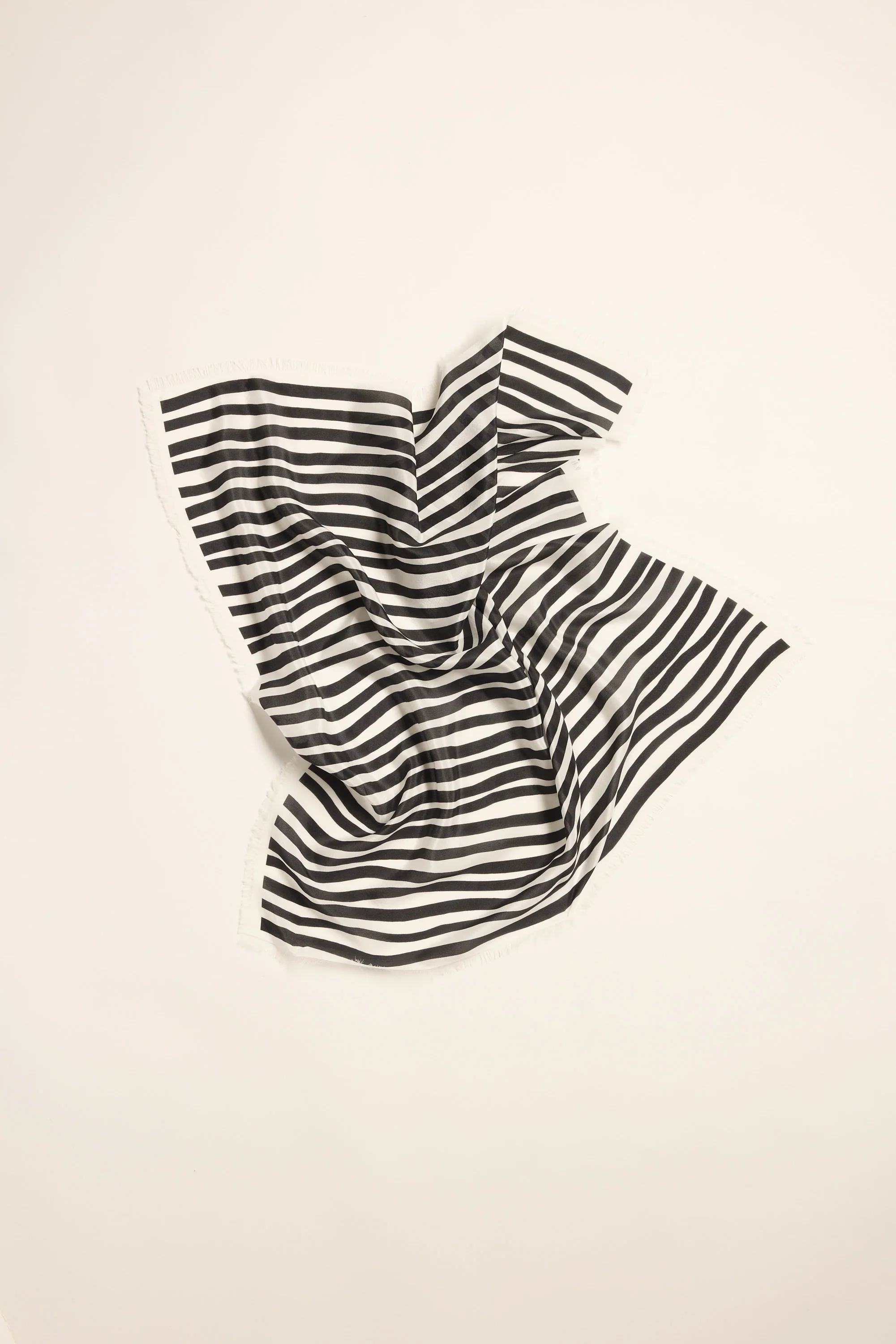 Mable Frayed Edge Silk Scarf - Image 6
