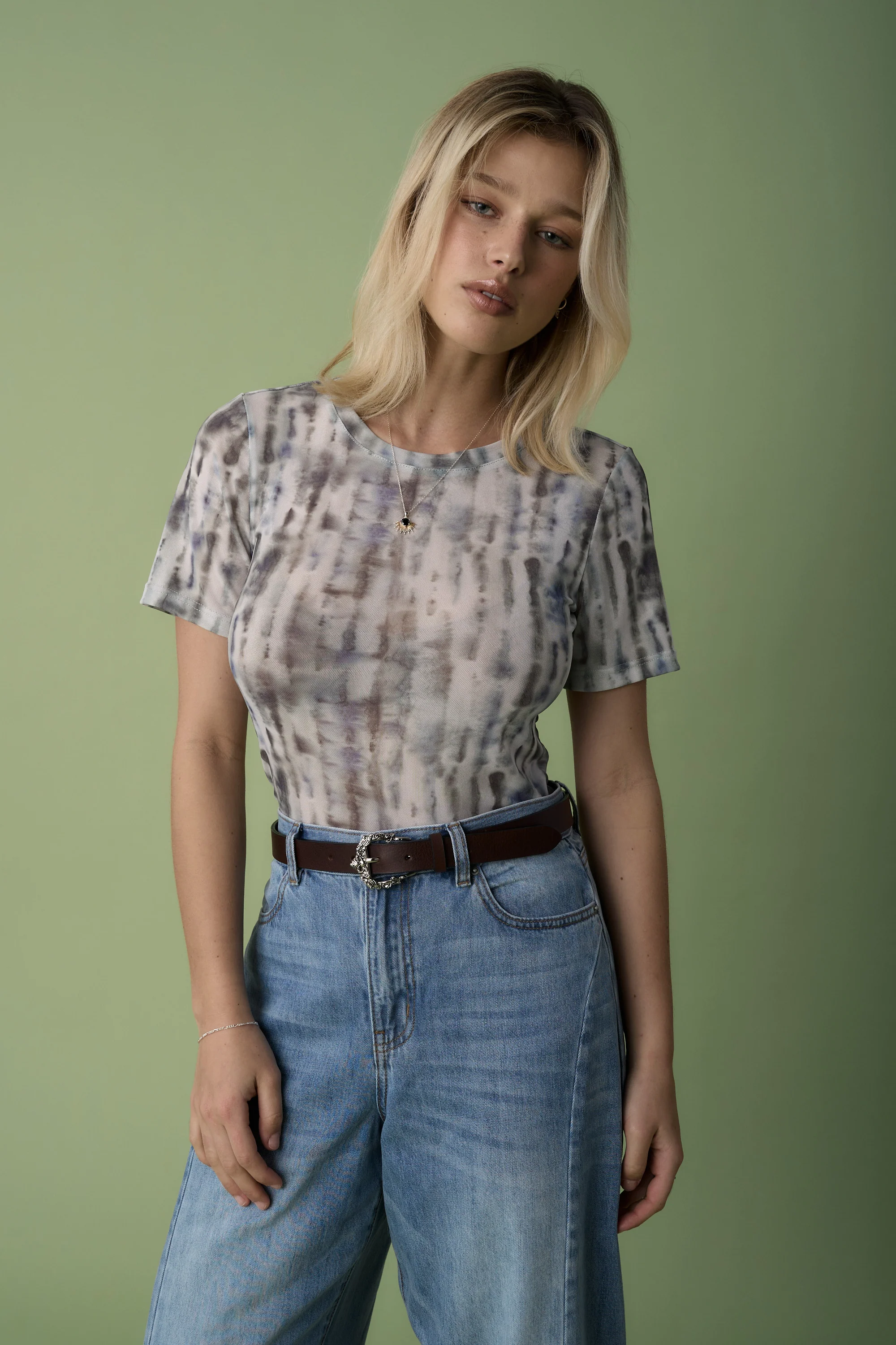 Mali Mesh Short Sleeve Top - Image 4