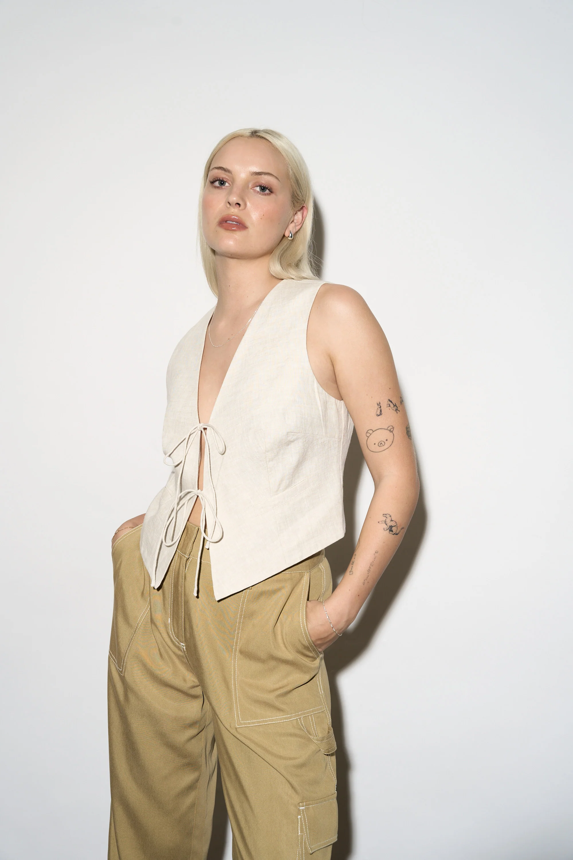 Martinez Tie Front Vest - Image 3