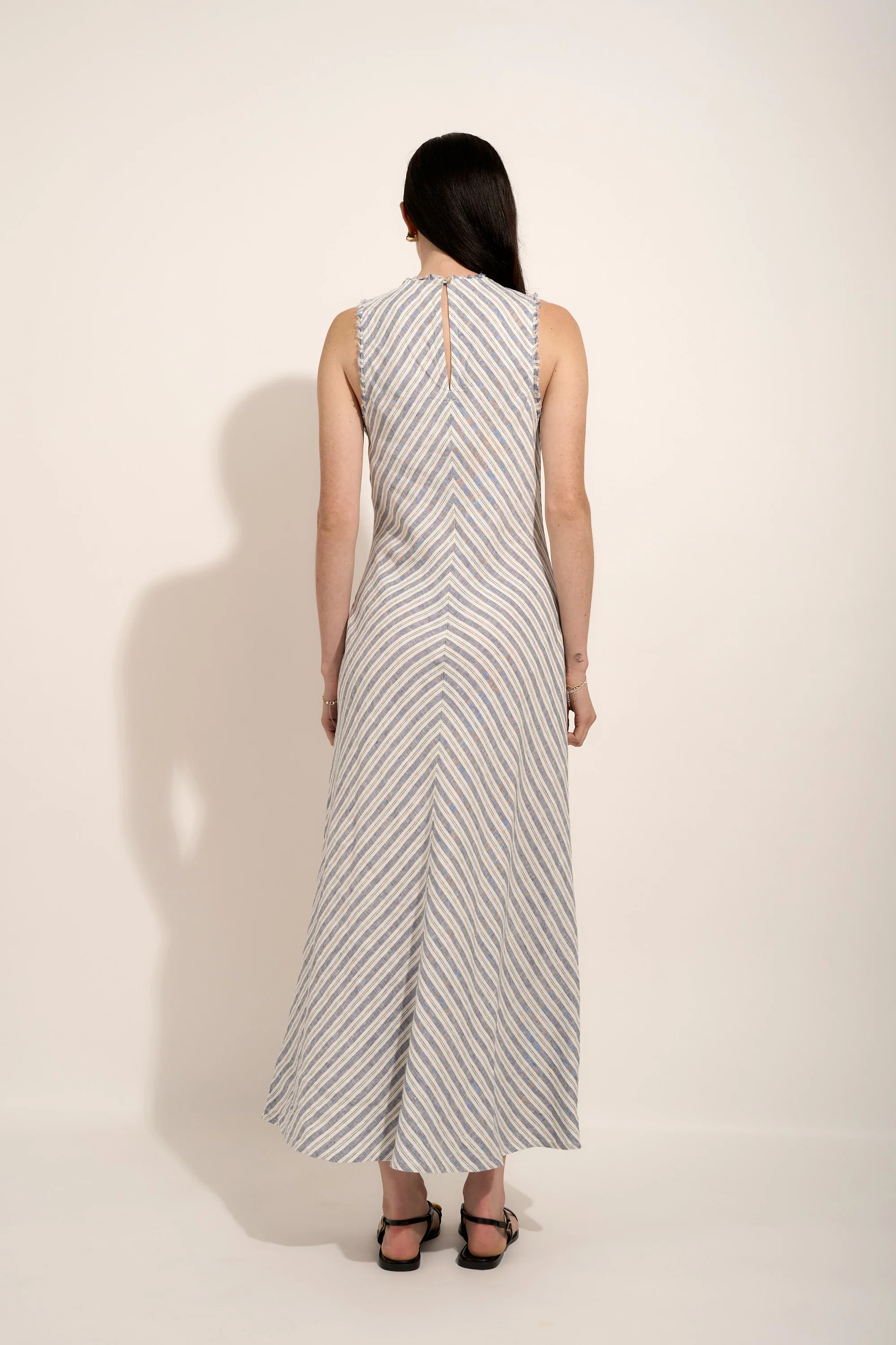 Maui Striped Maxi Dress - Image 5