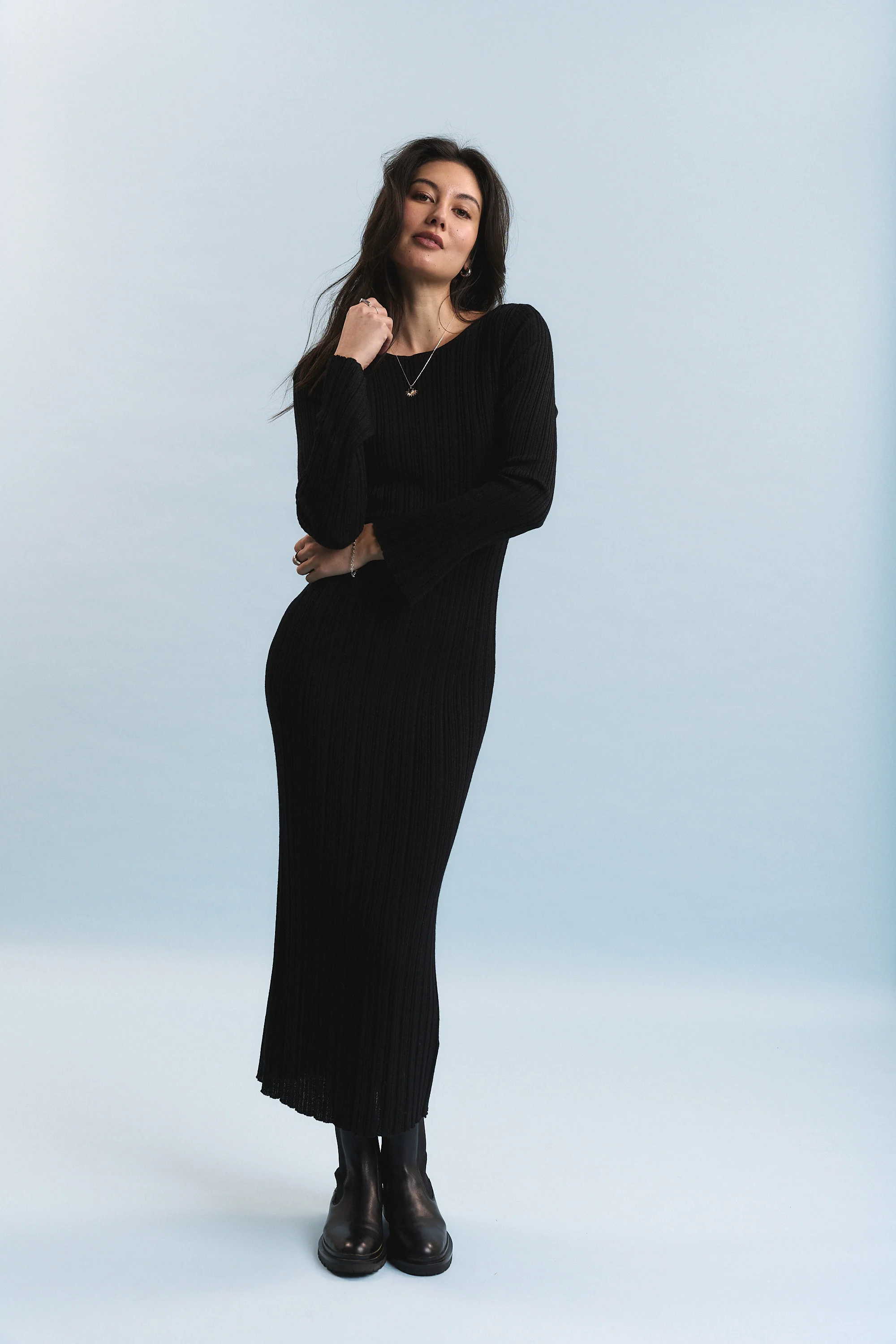 Maya Merino Knit Dress