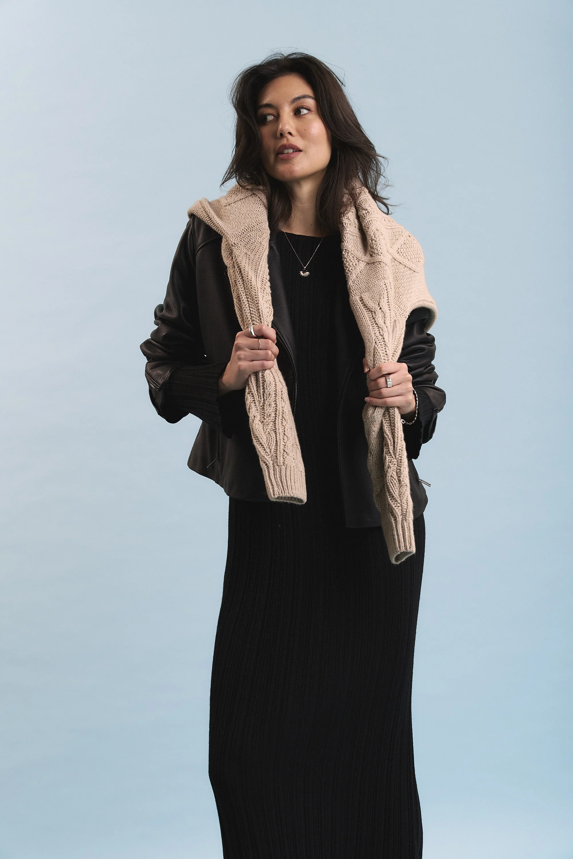 Maya Merino Knit Dress - Image 2