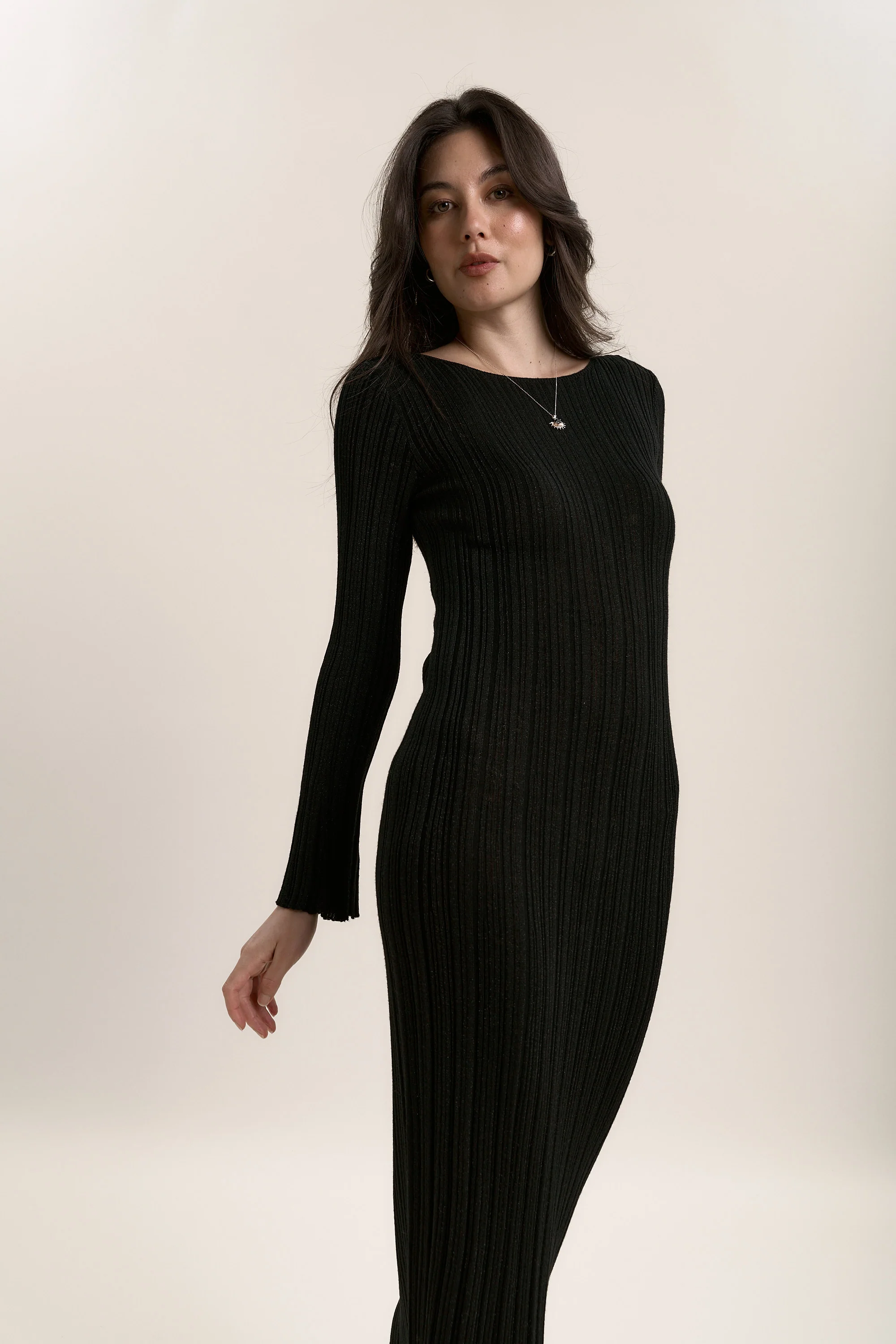 Maya Merino Knit Dress - Image 4
