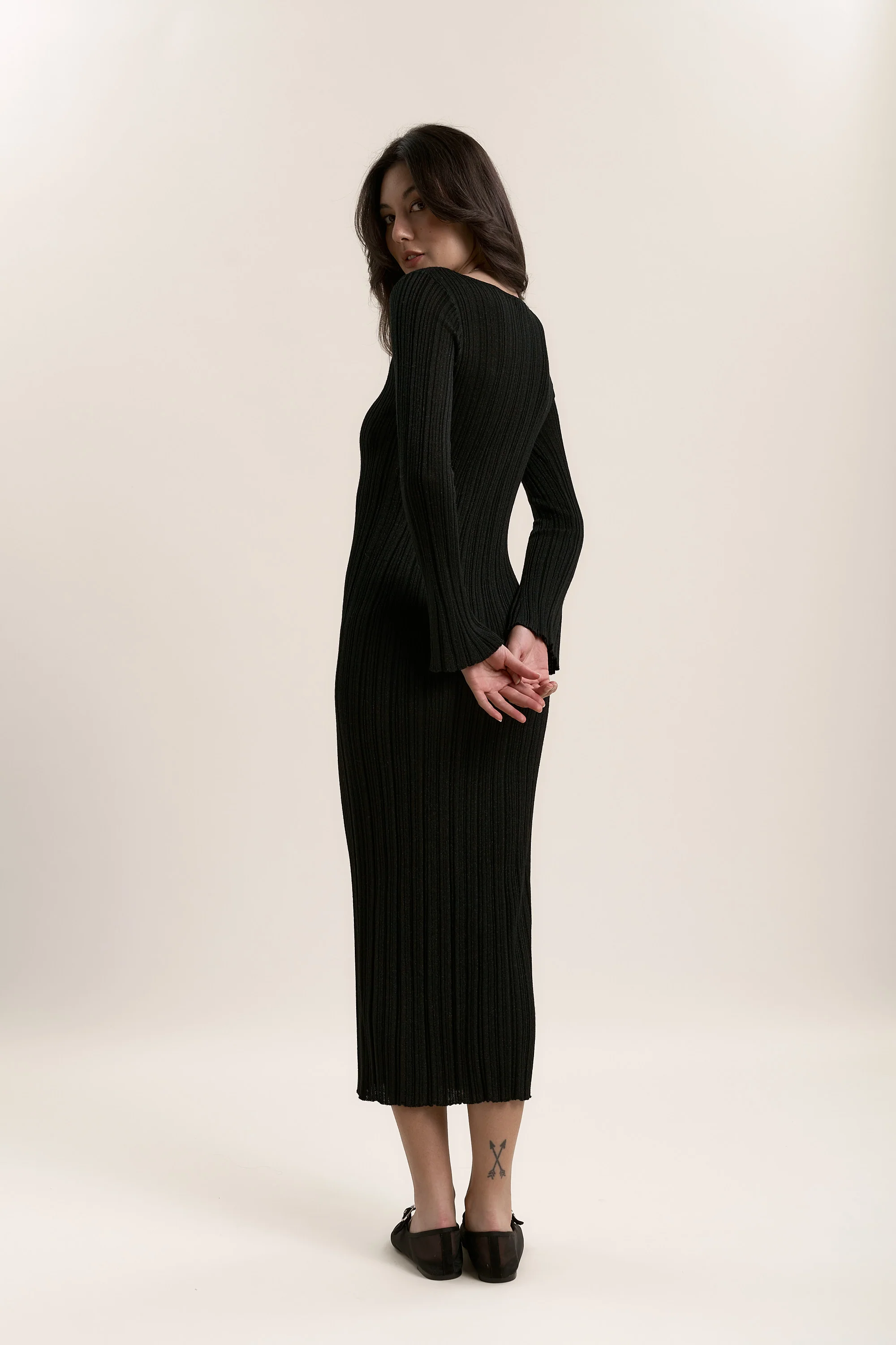Maya Merino Knit Dress - Image 6