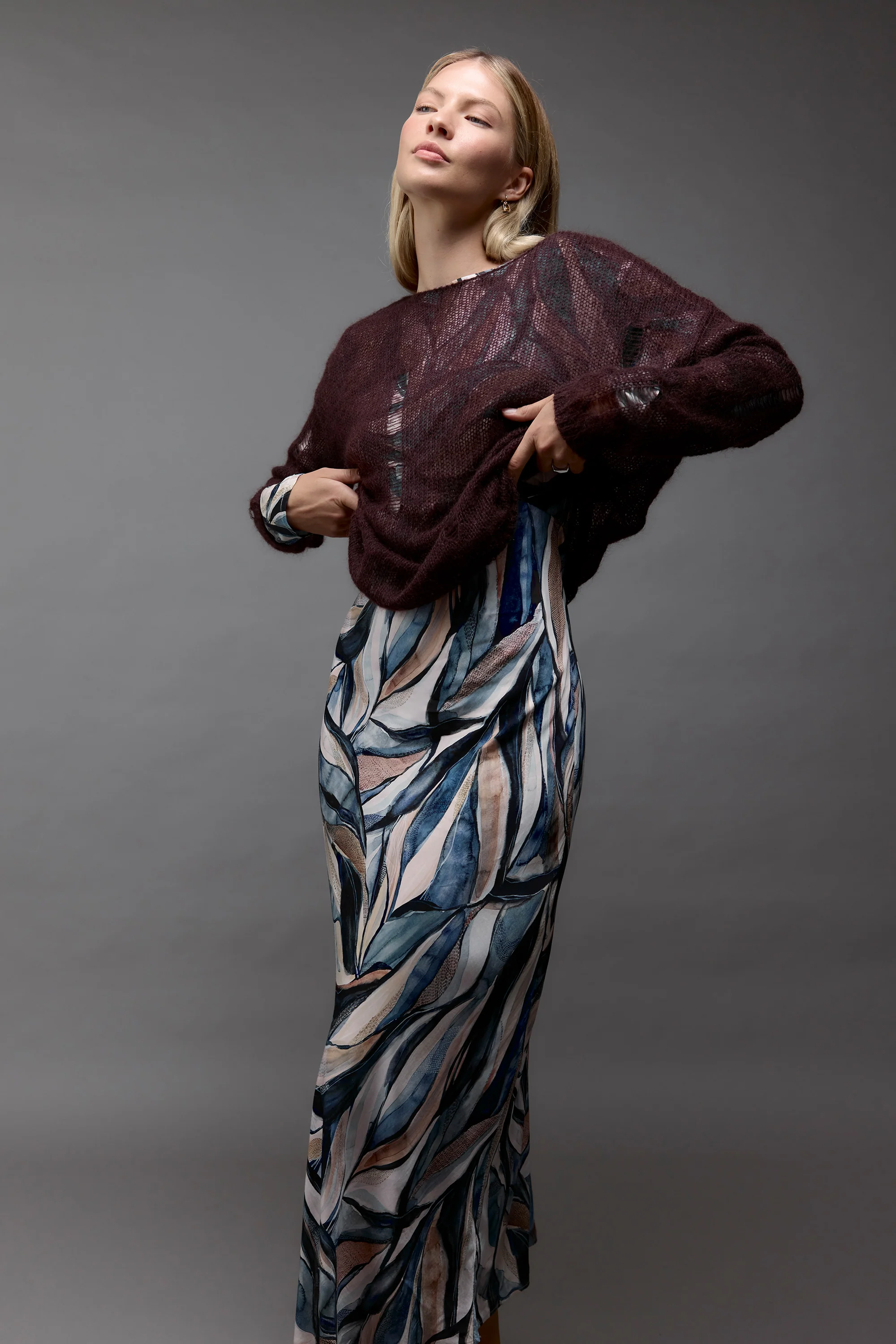 Melissa Bias Cut Dress - Image 2