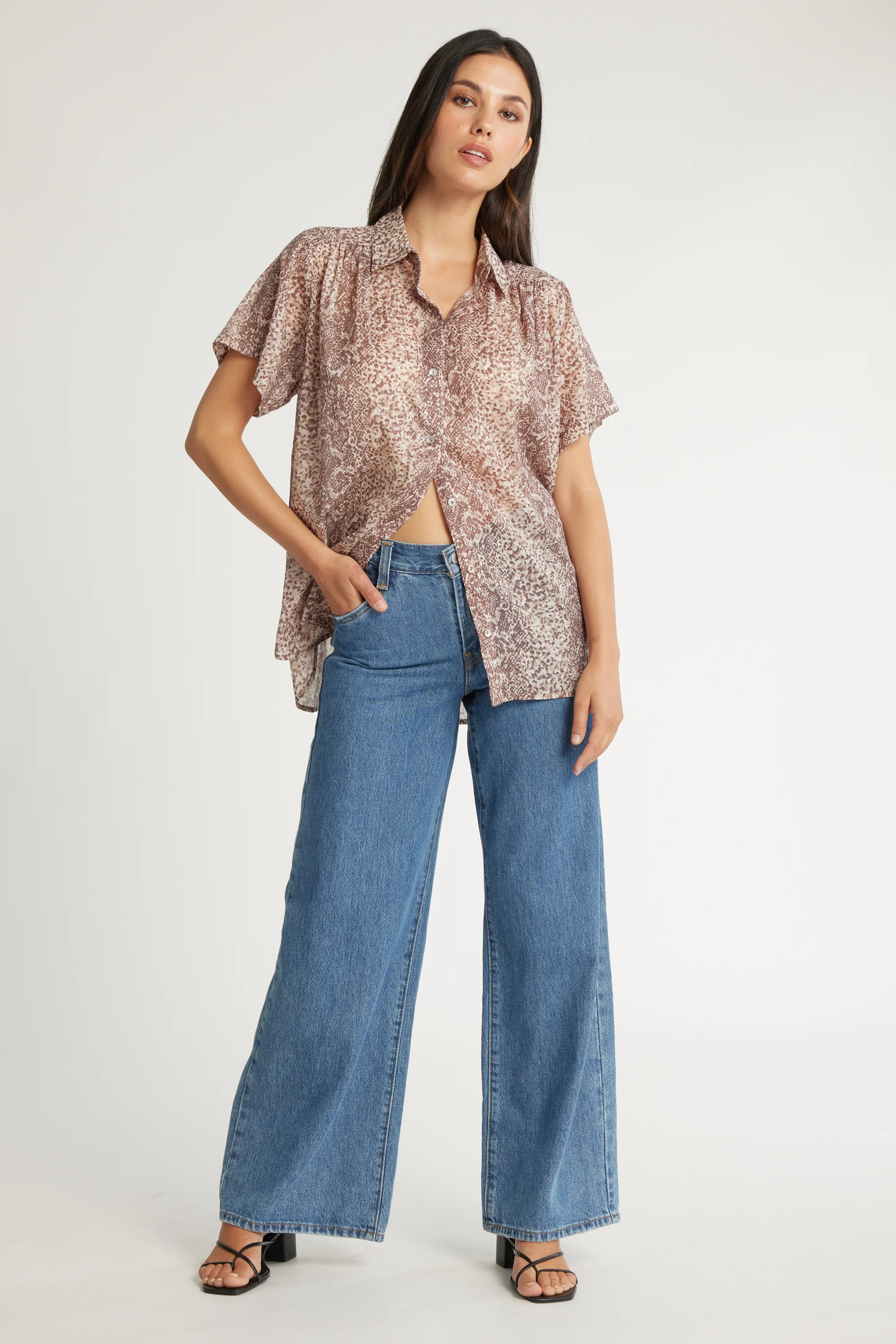 Micheala Button Front Shirt - Image 2