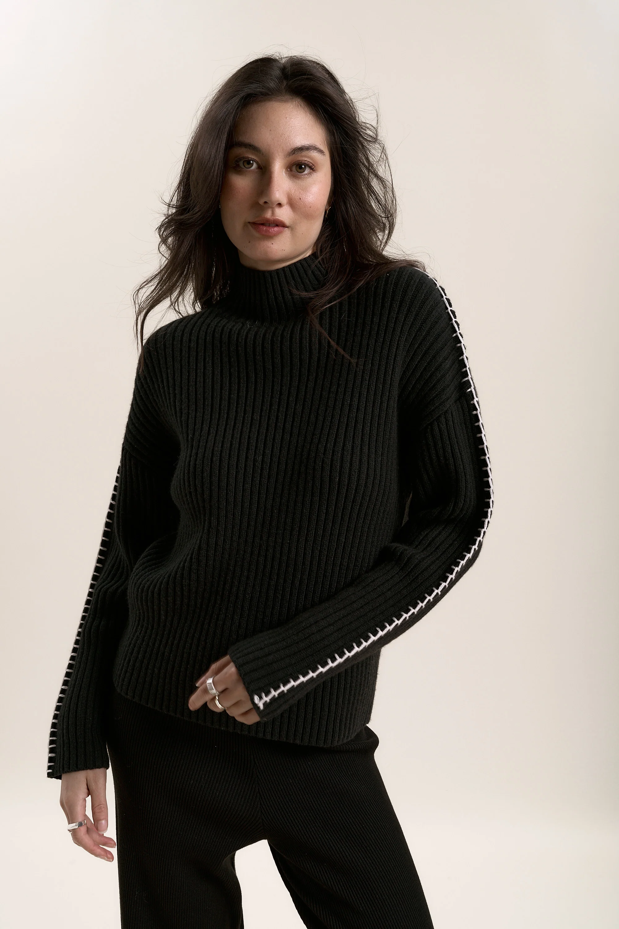 Monica Funnel Neck Sweater - Image 4