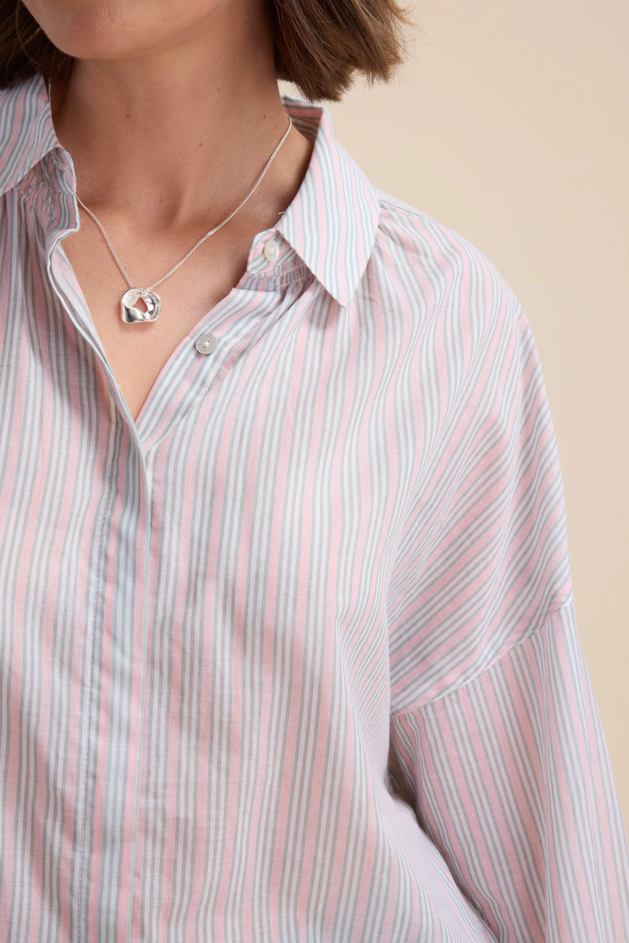 Nadia Gather Detail Shirt - Image 3