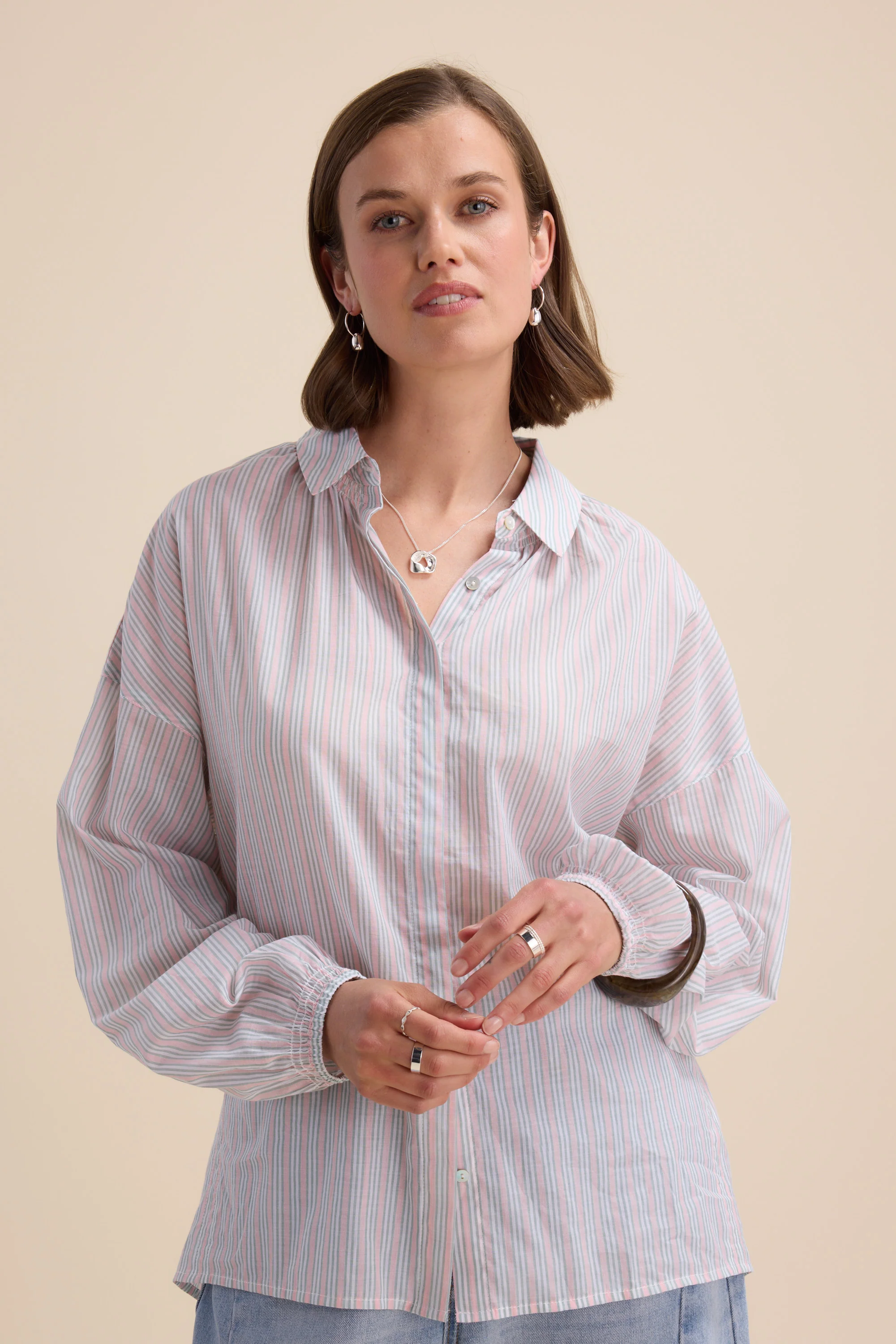 Nadia Gather Detail Shirt - Image 5