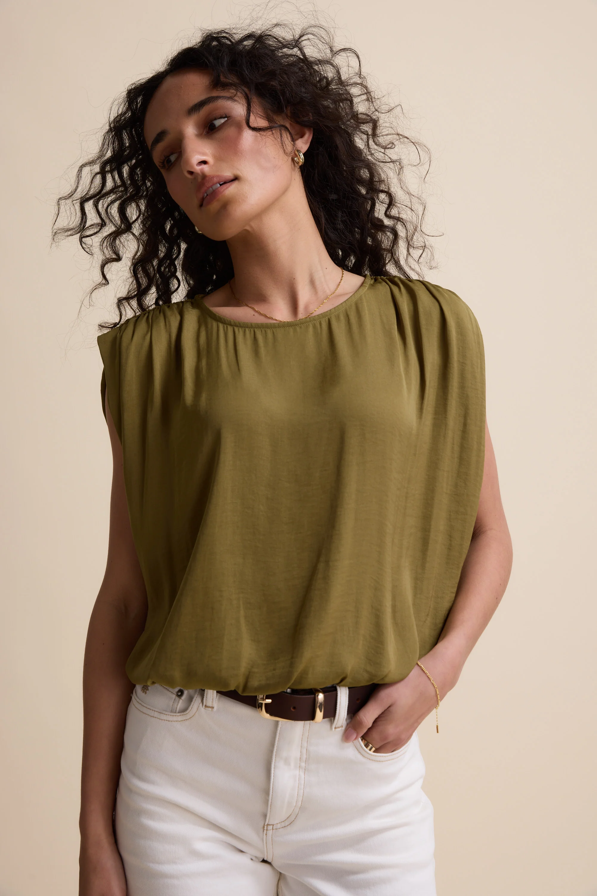 Naomi Gathered Top - Image 7