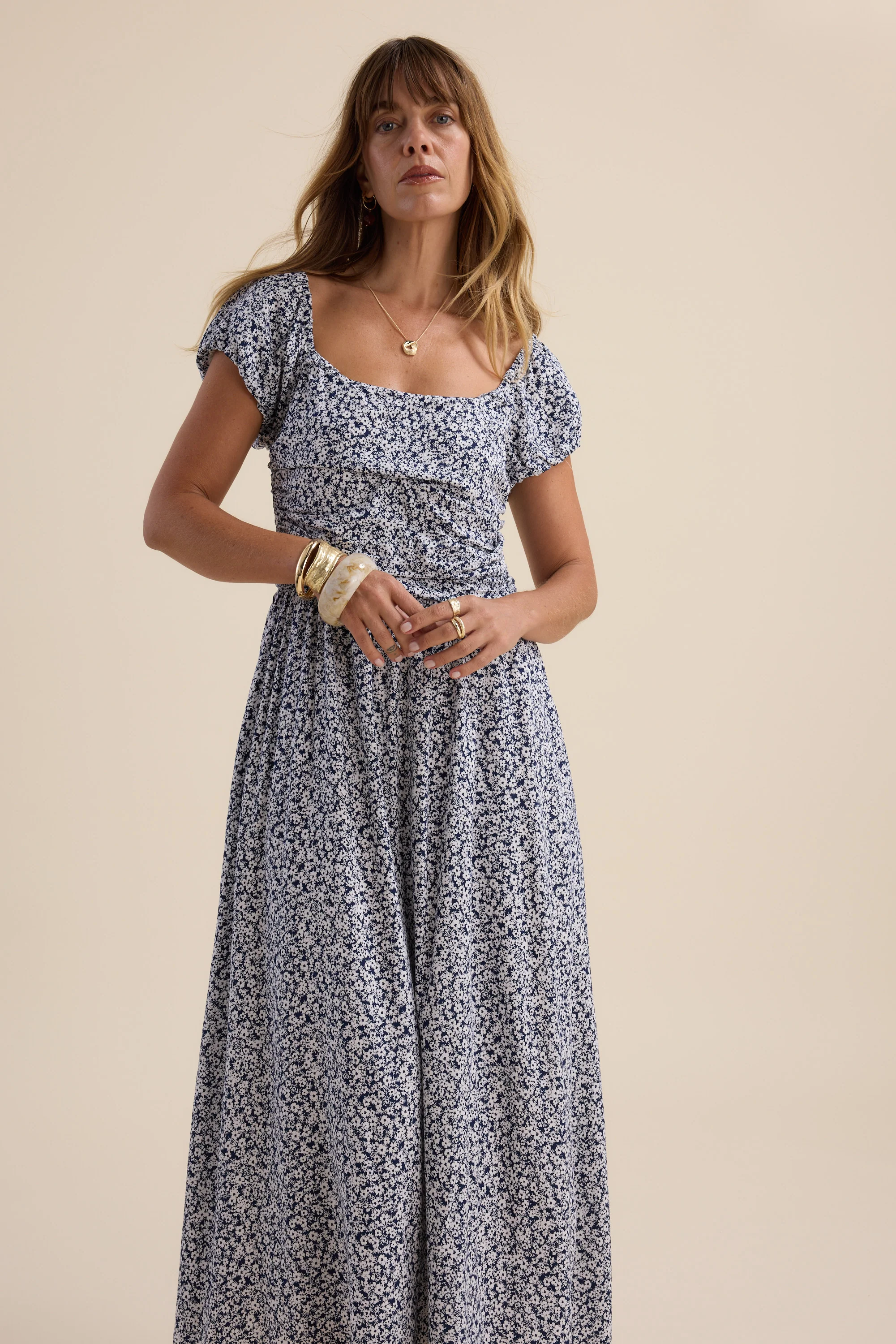 Natalia Cap Sleeve Dress - Image 3