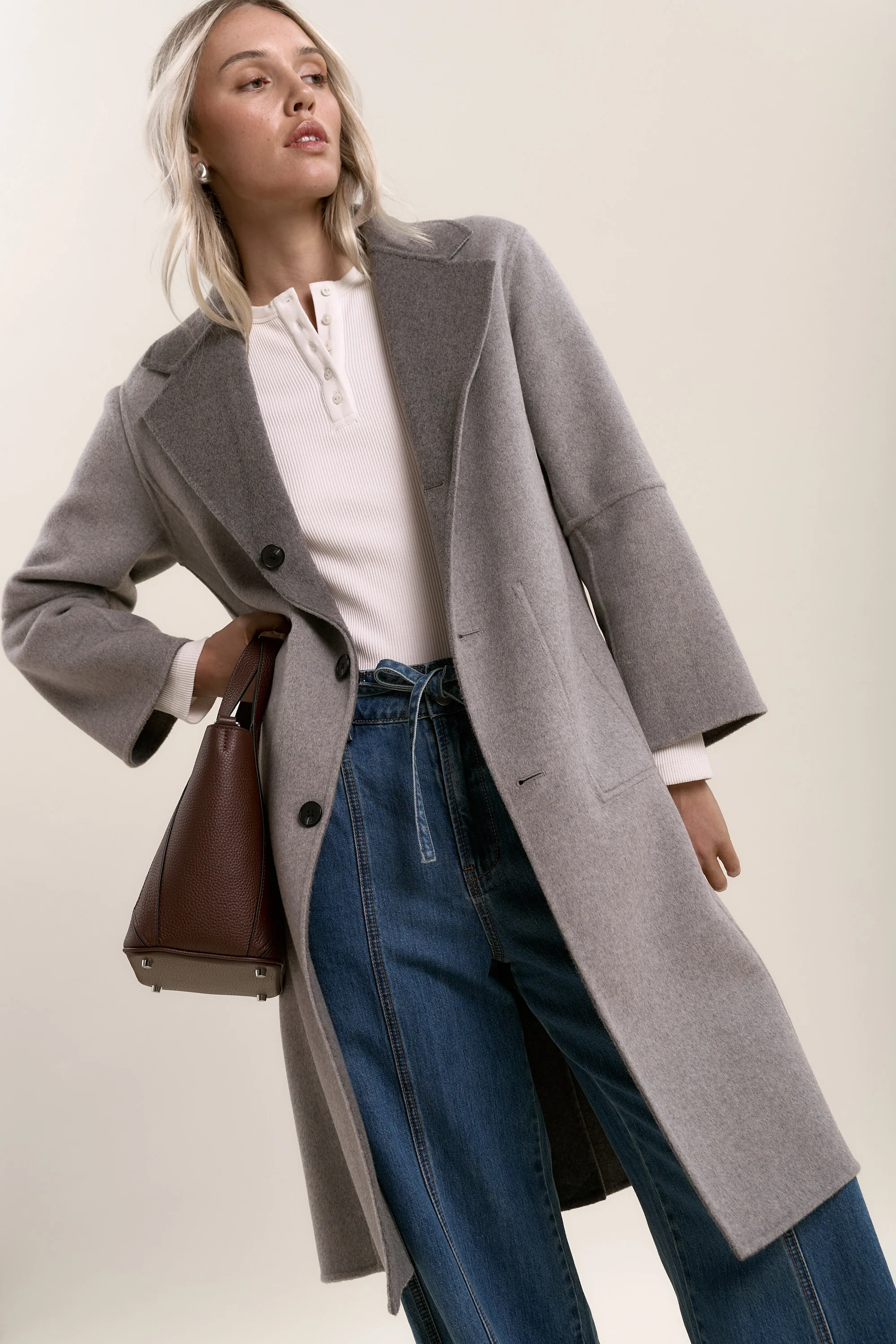 Nellie Reversible Wool Blend Coat - Image 4