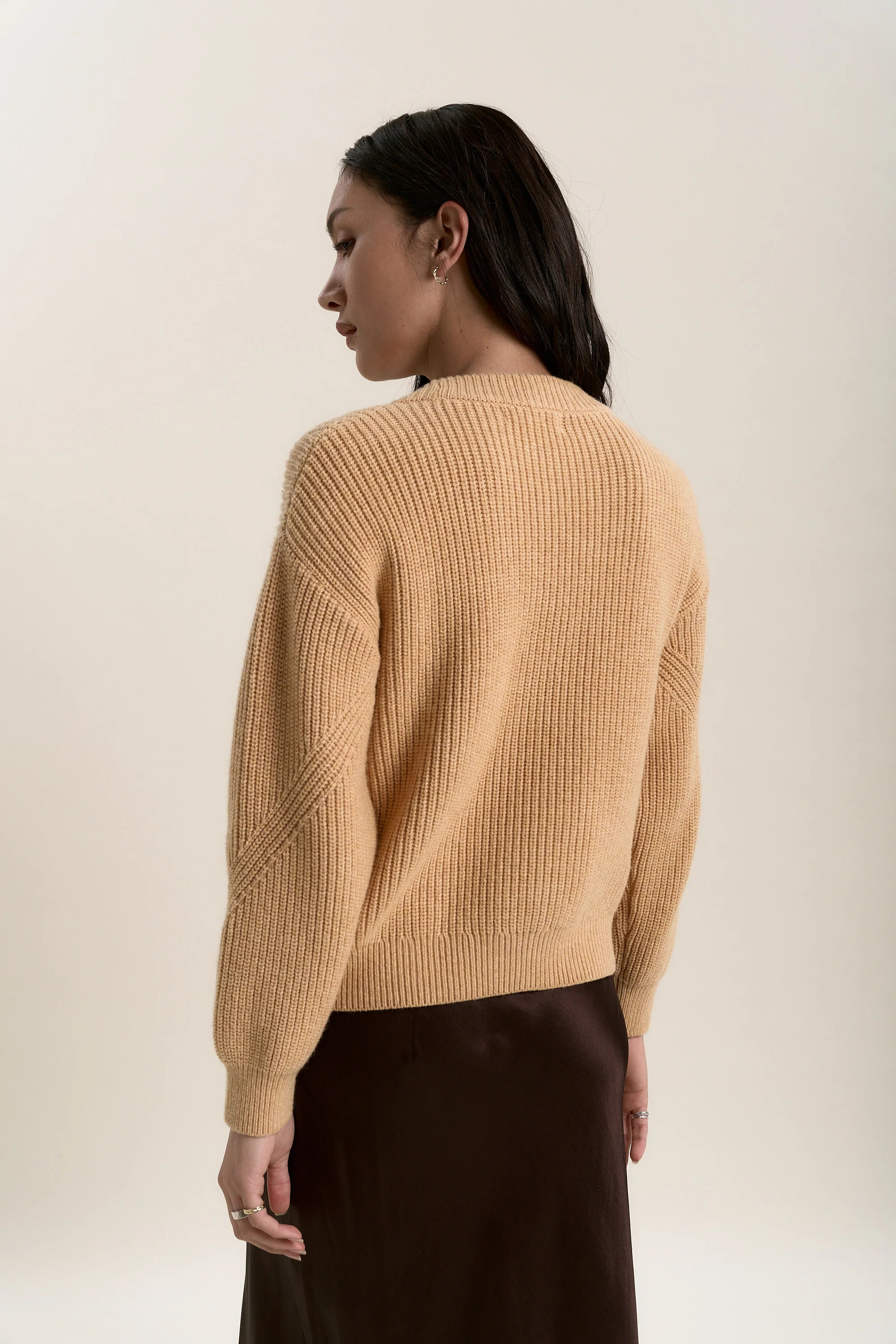 Olive Chunky Knit Cardigan - Image 6
