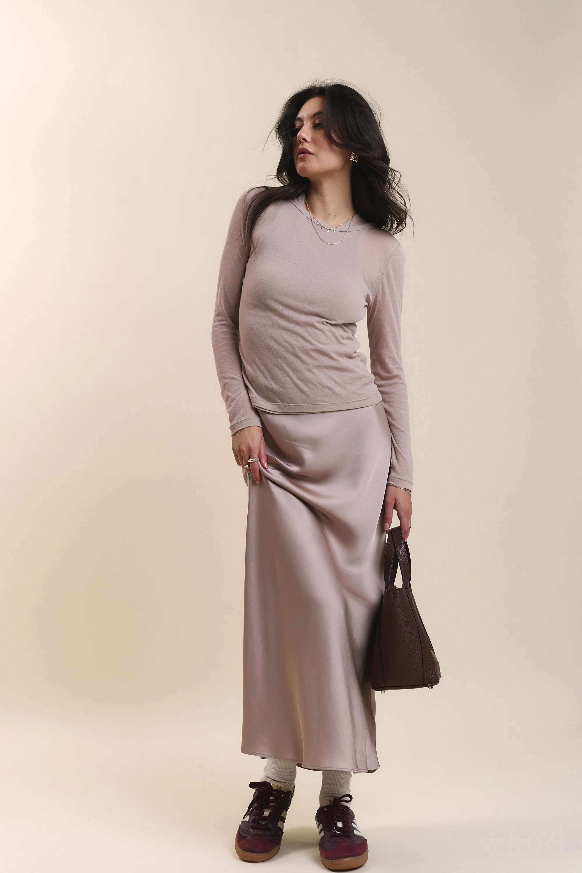 Olive Sheer Layering Tee Set - Image 2