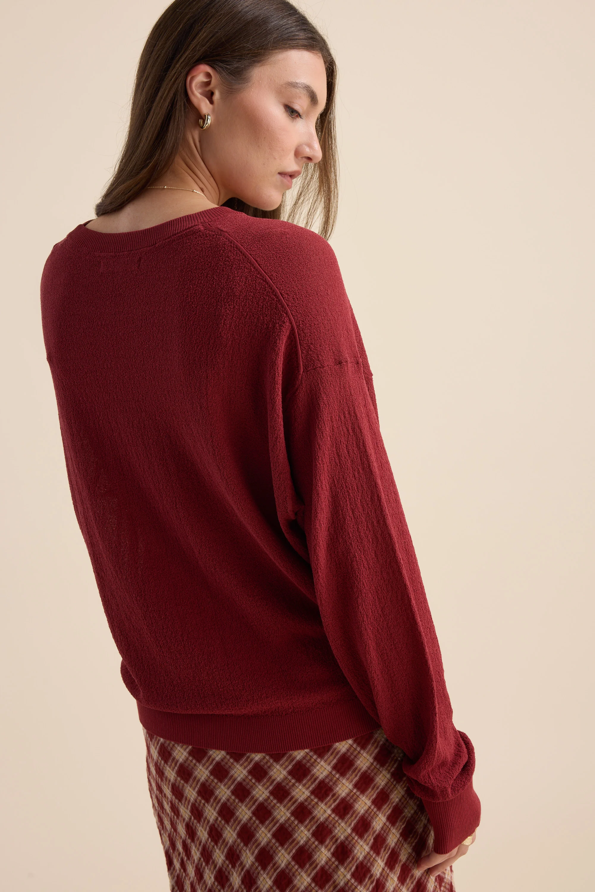 Oliver Textured Fine Knit Sweater - Image 6