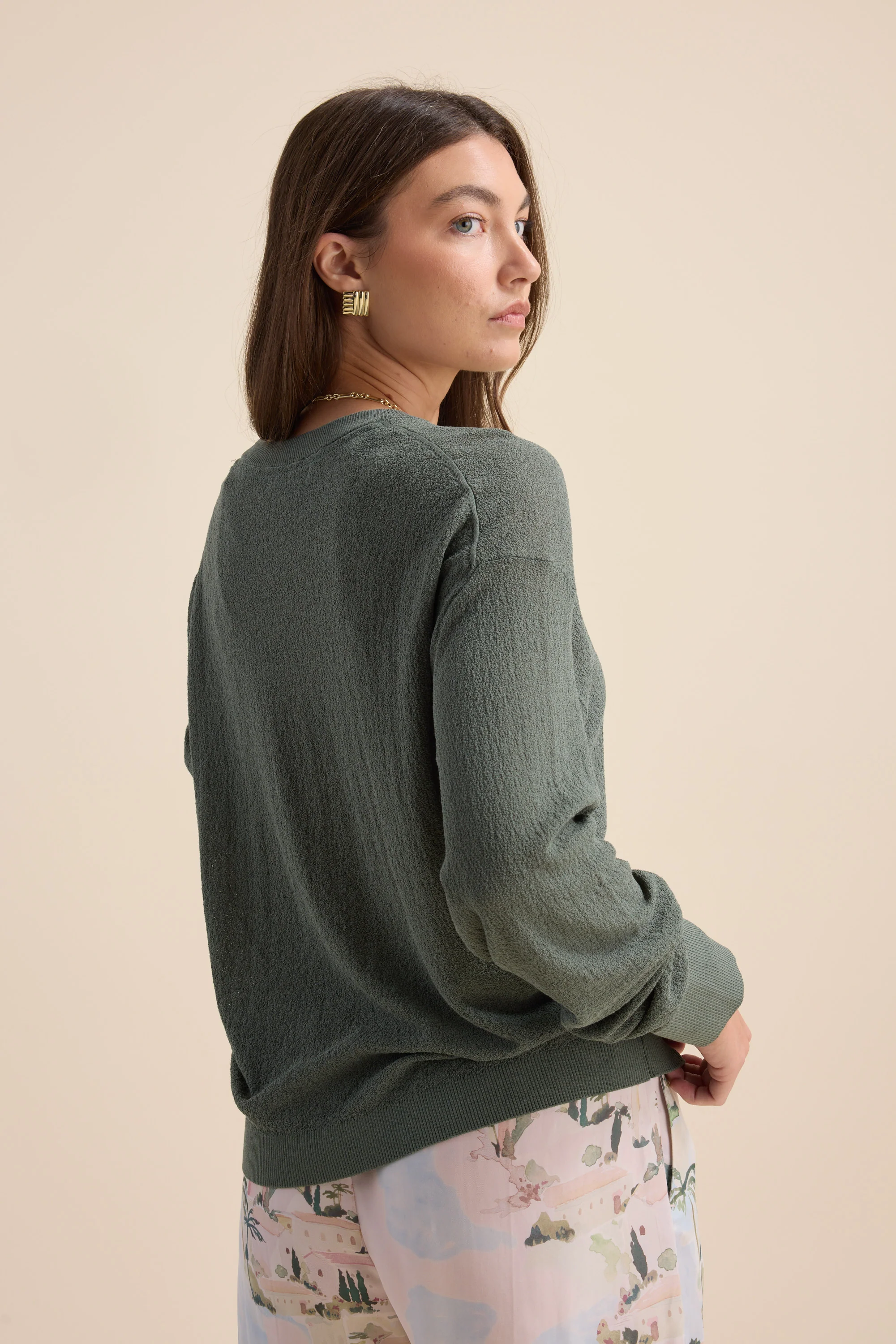 Oliver Textured Fine Knit Sweater - Image 6