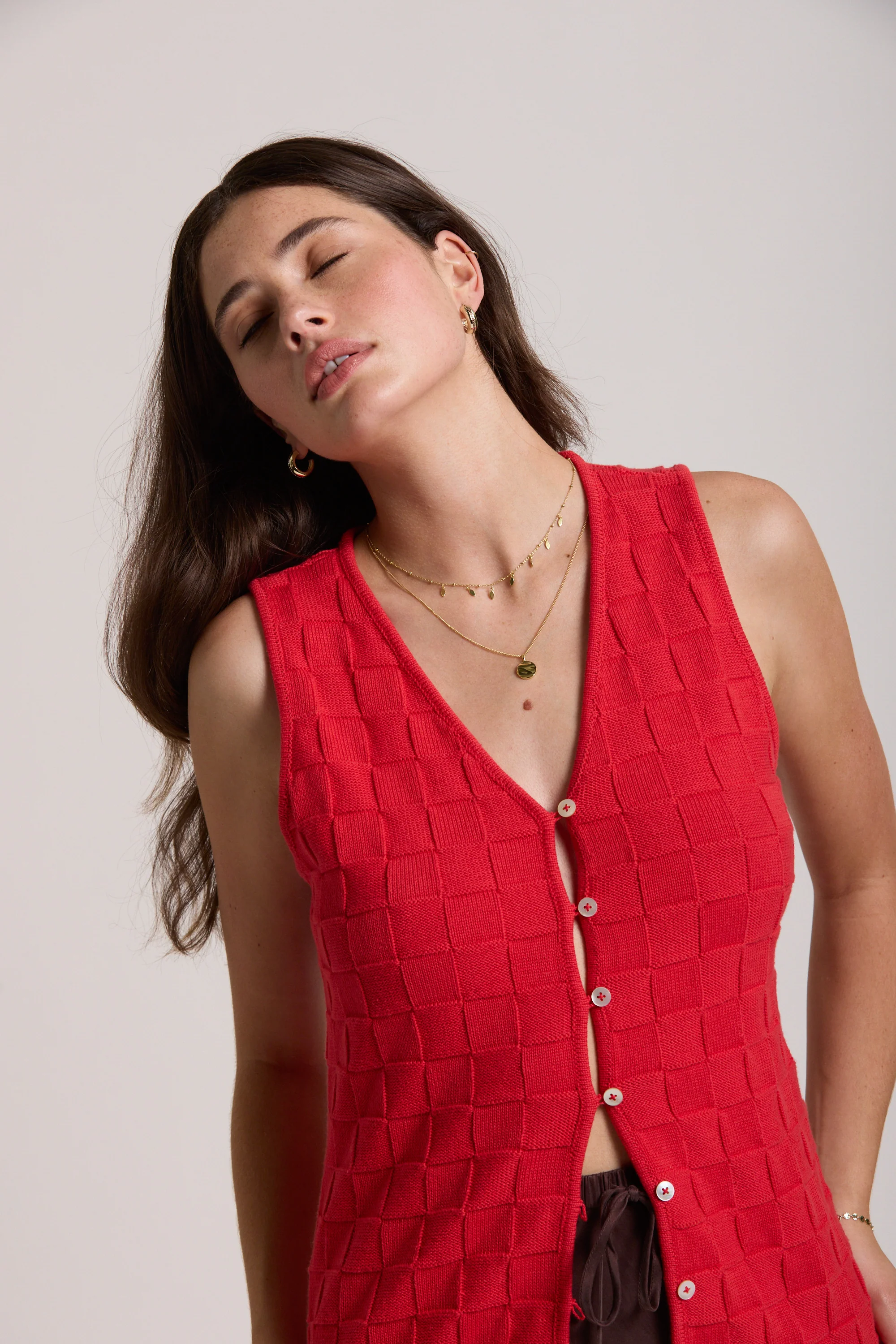 Opal Knit Vest Top - Image 3