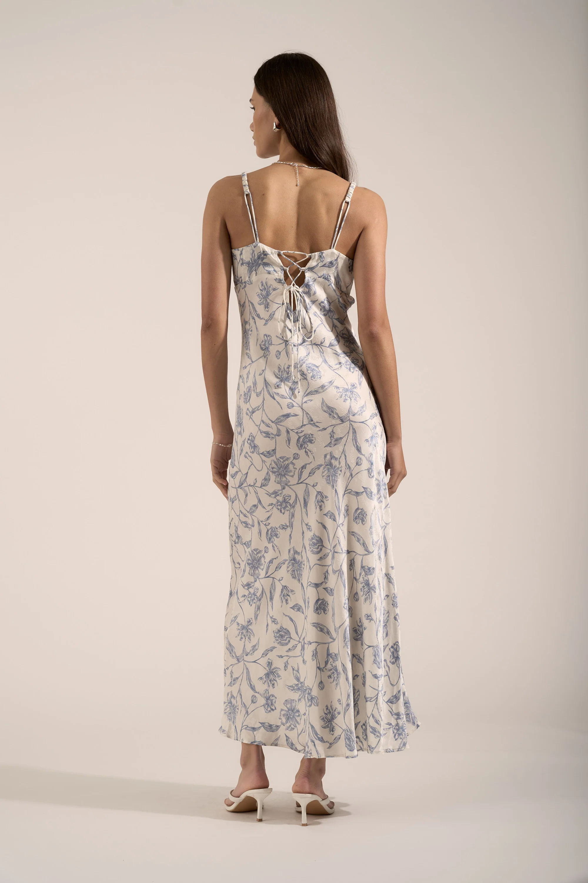 Ophelia Tie Back Slip Dress - Image 4