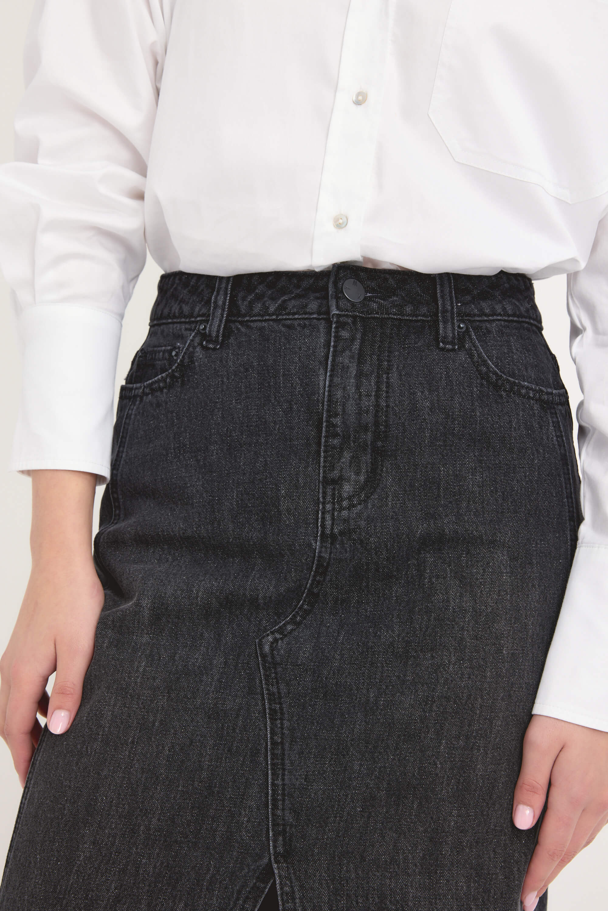 Paris Maxi Denim Skirt - Image 3