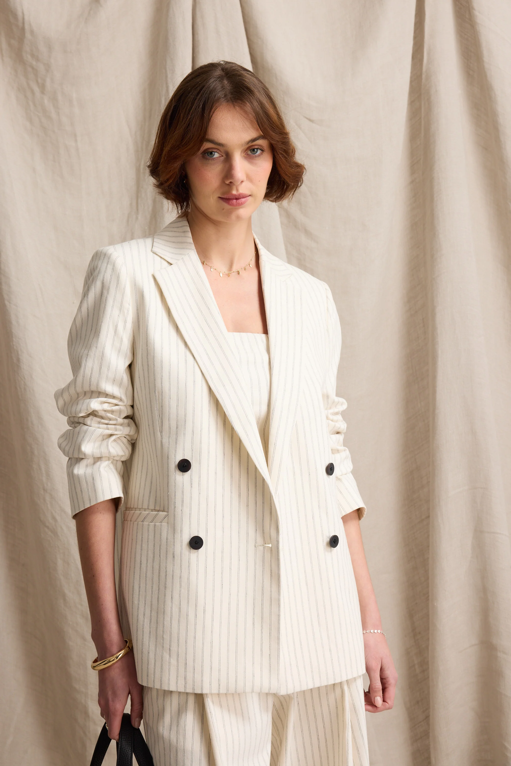 Piper Linen Blend Blazer - Image 5