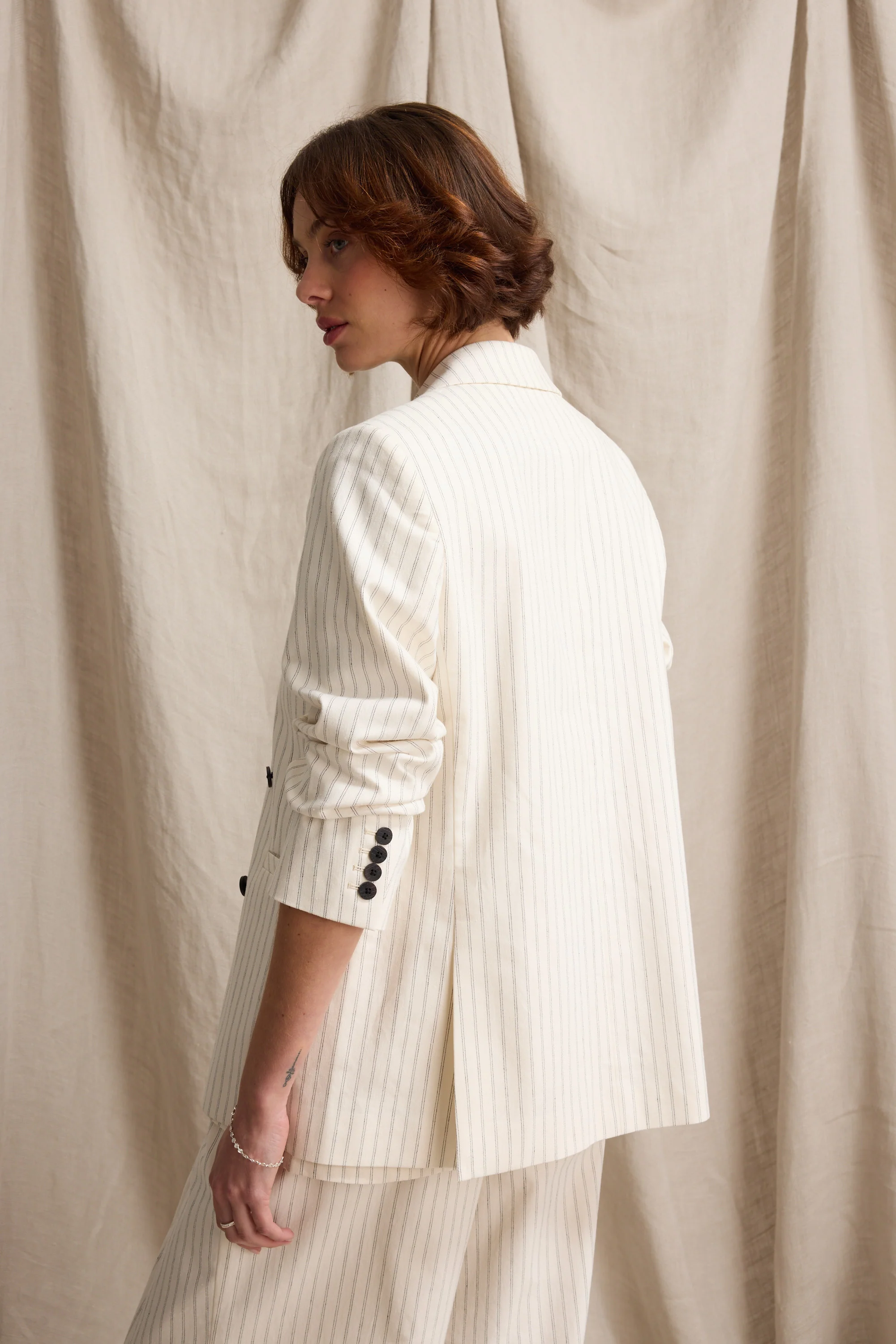 Piper Linen Blend Blazer - Image 8