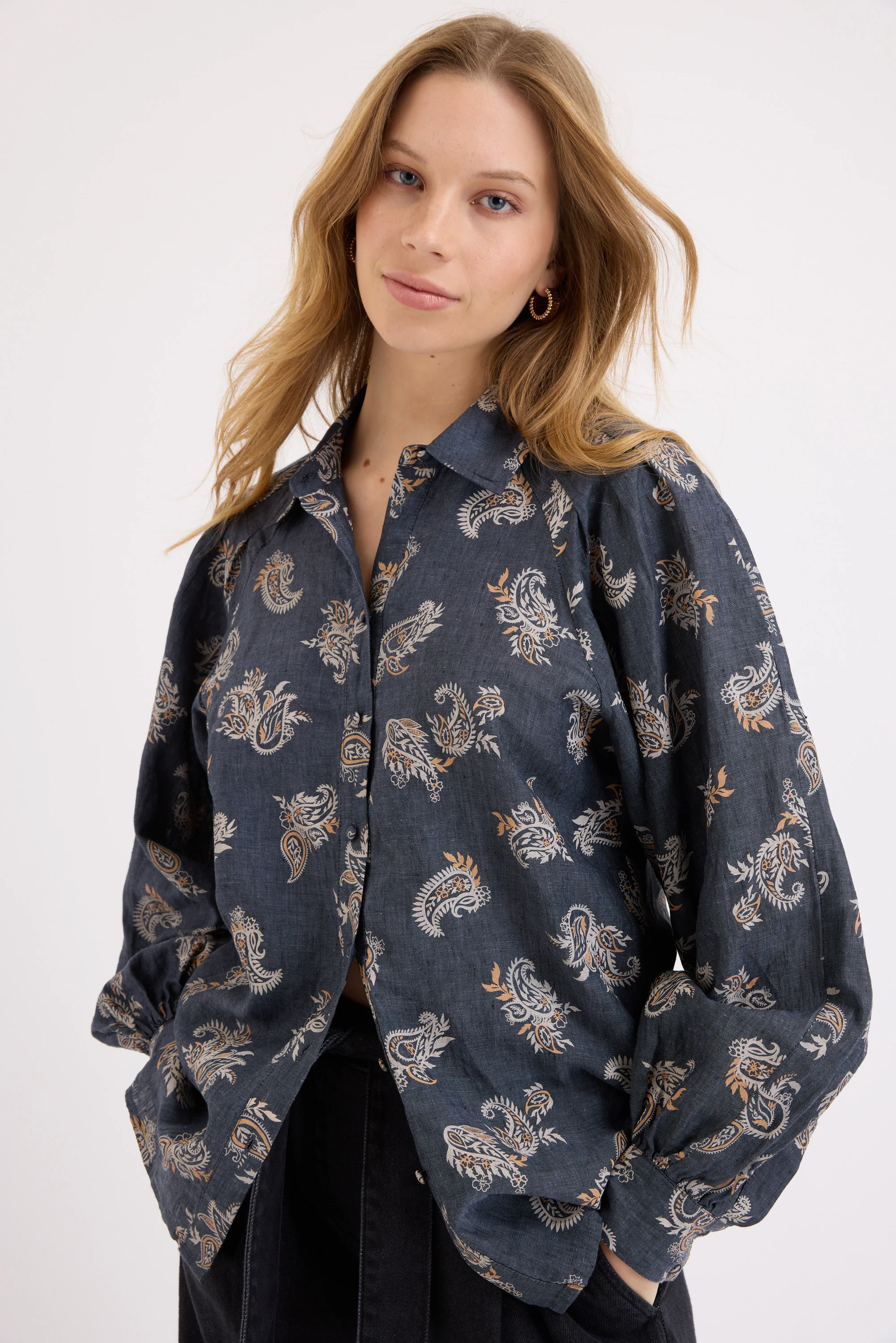 Pippa Blouson Sleeve Blouse - Image 2