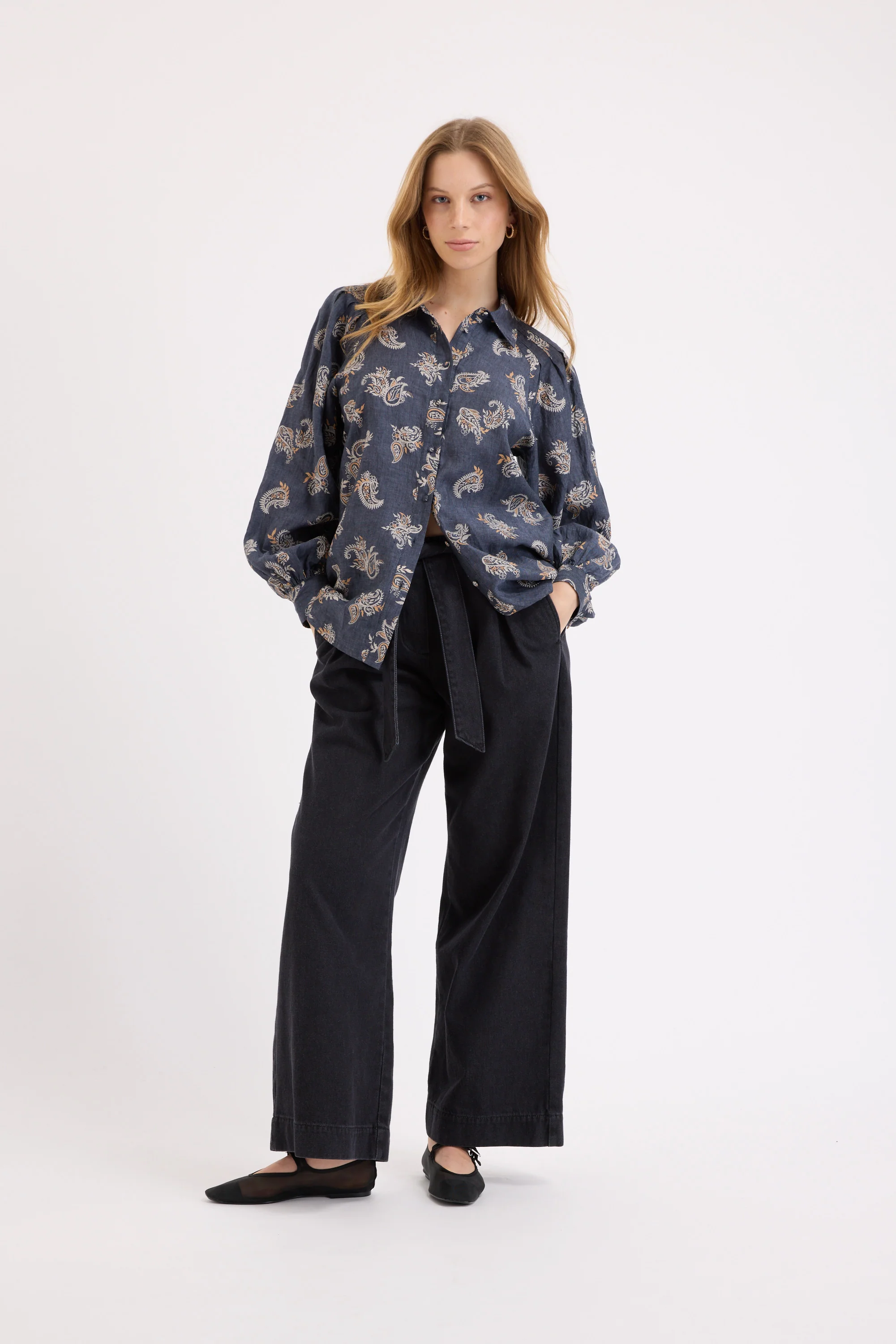Pippa Blouson Sleeve Blouse - Image 4