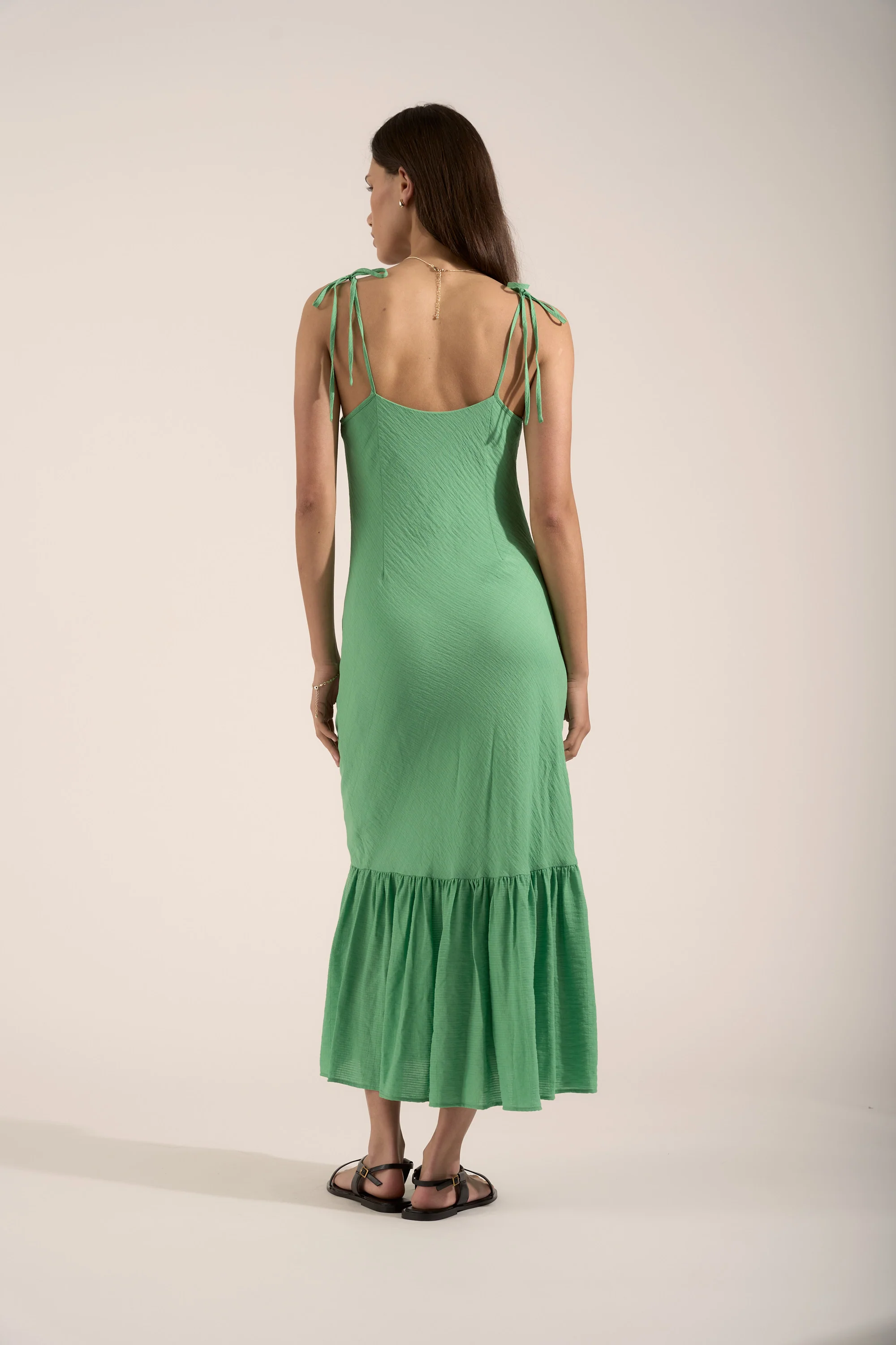 Polly Frill Hem Dress - Image 5