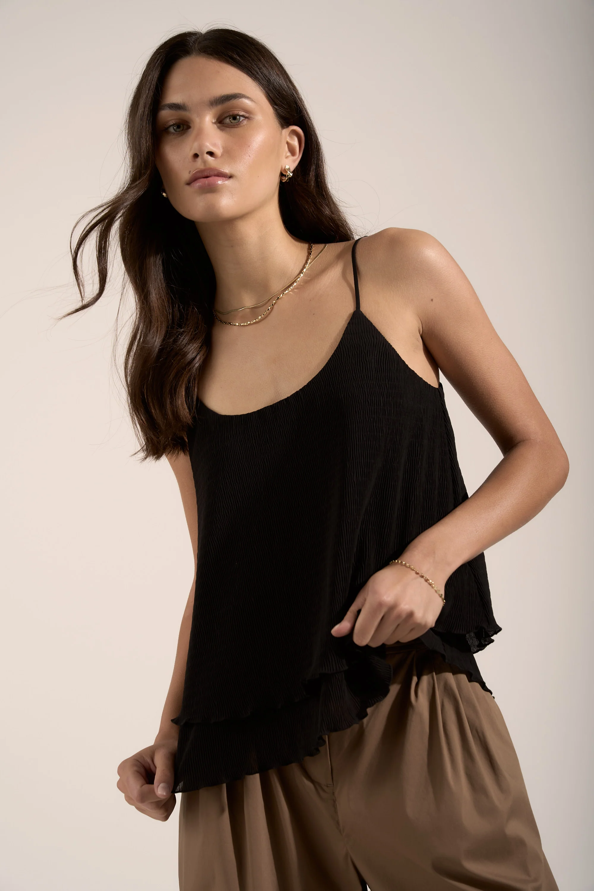 Polly Pleat Detail Top - Image 2