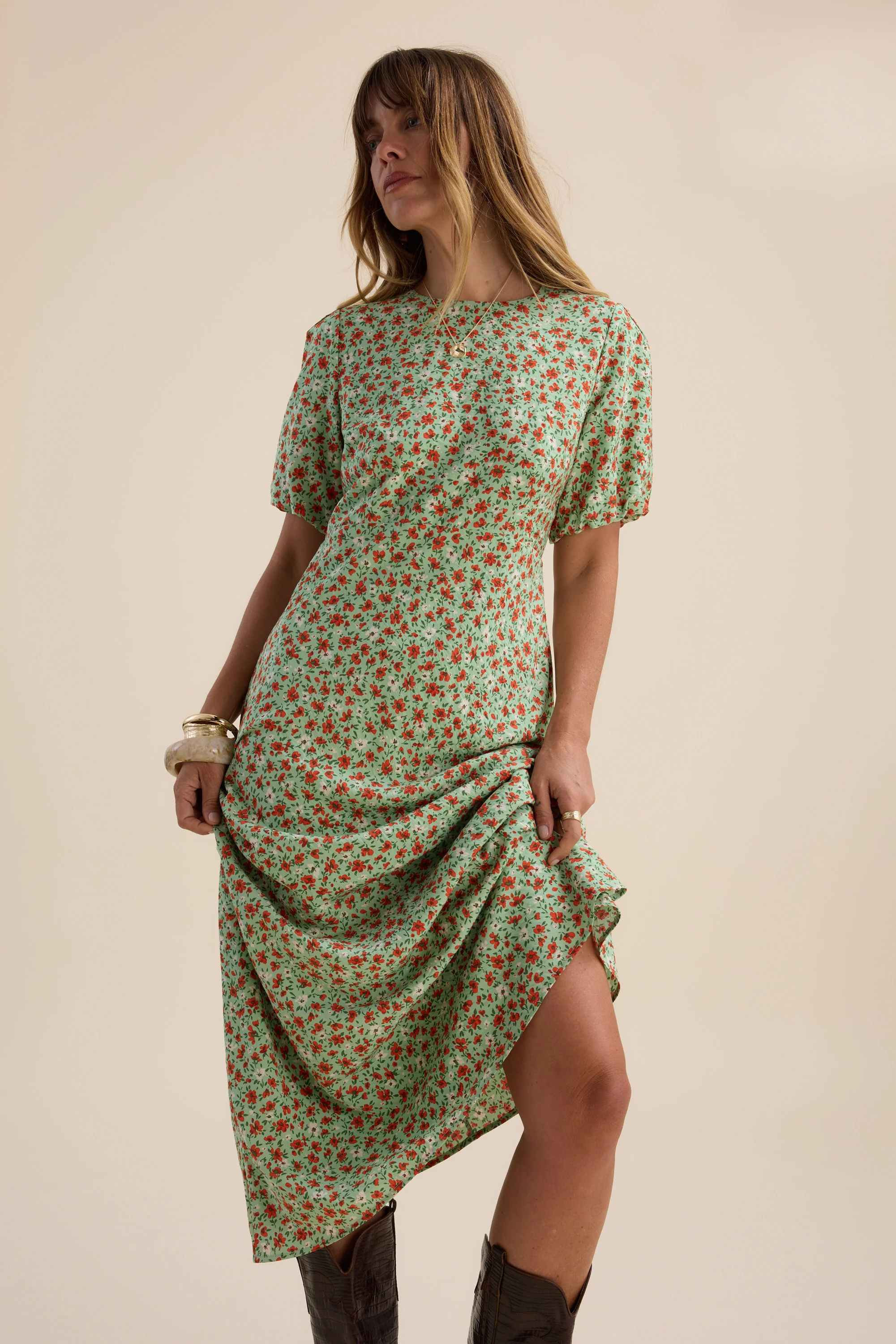 Poppy Short Sleeved Dress - Image 5