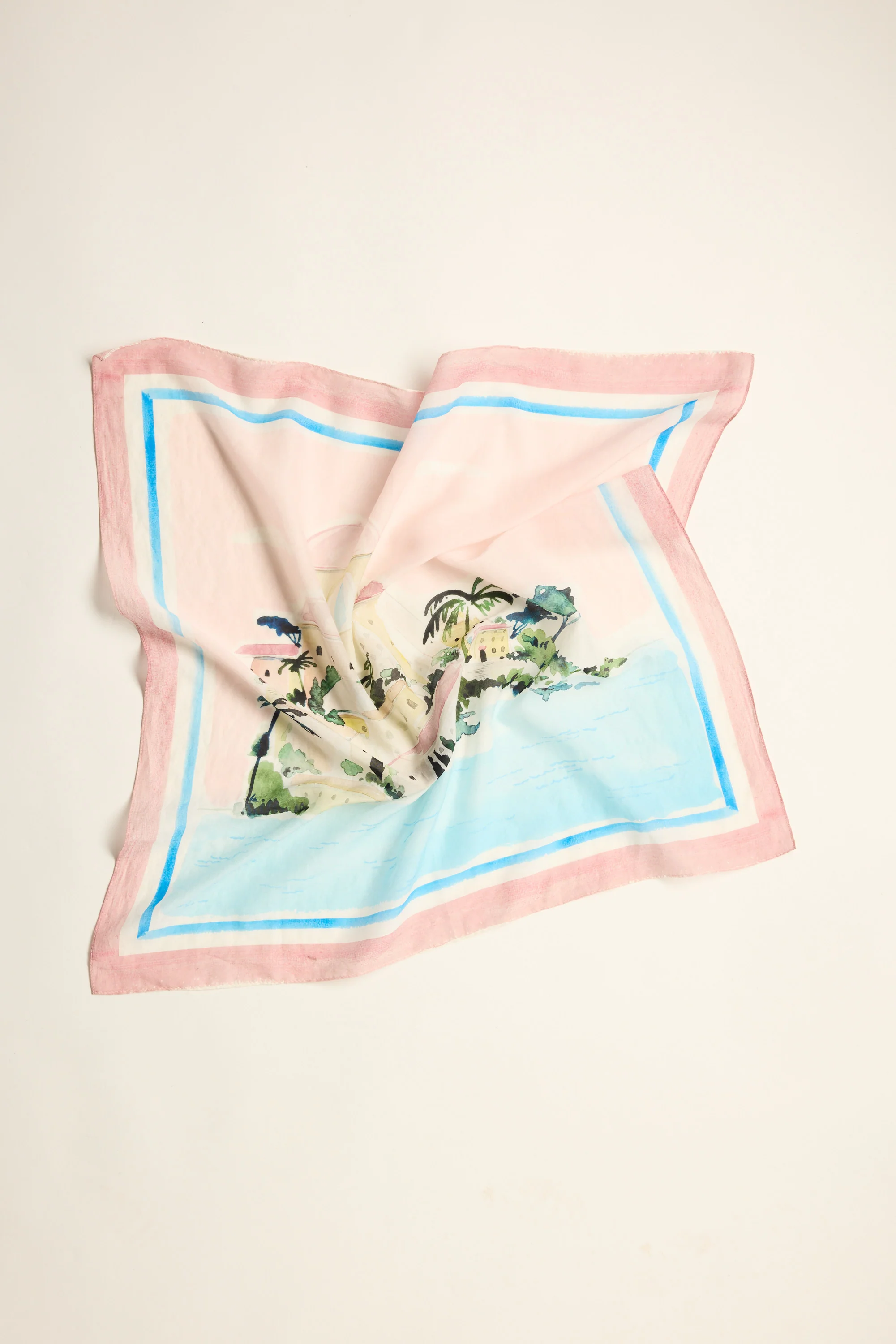 Portia Silk Blend Square Scarf - Image 4
