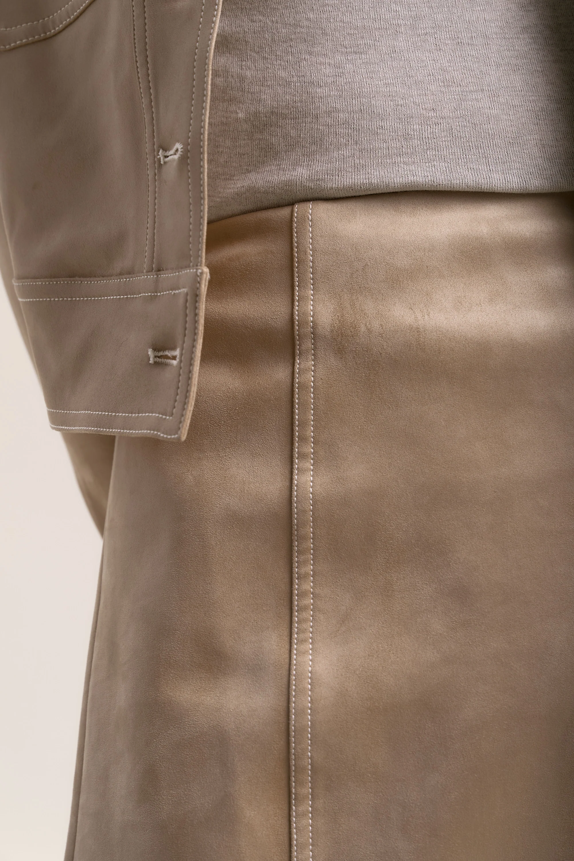 Portia Suedette Mini Skirt - Image 5