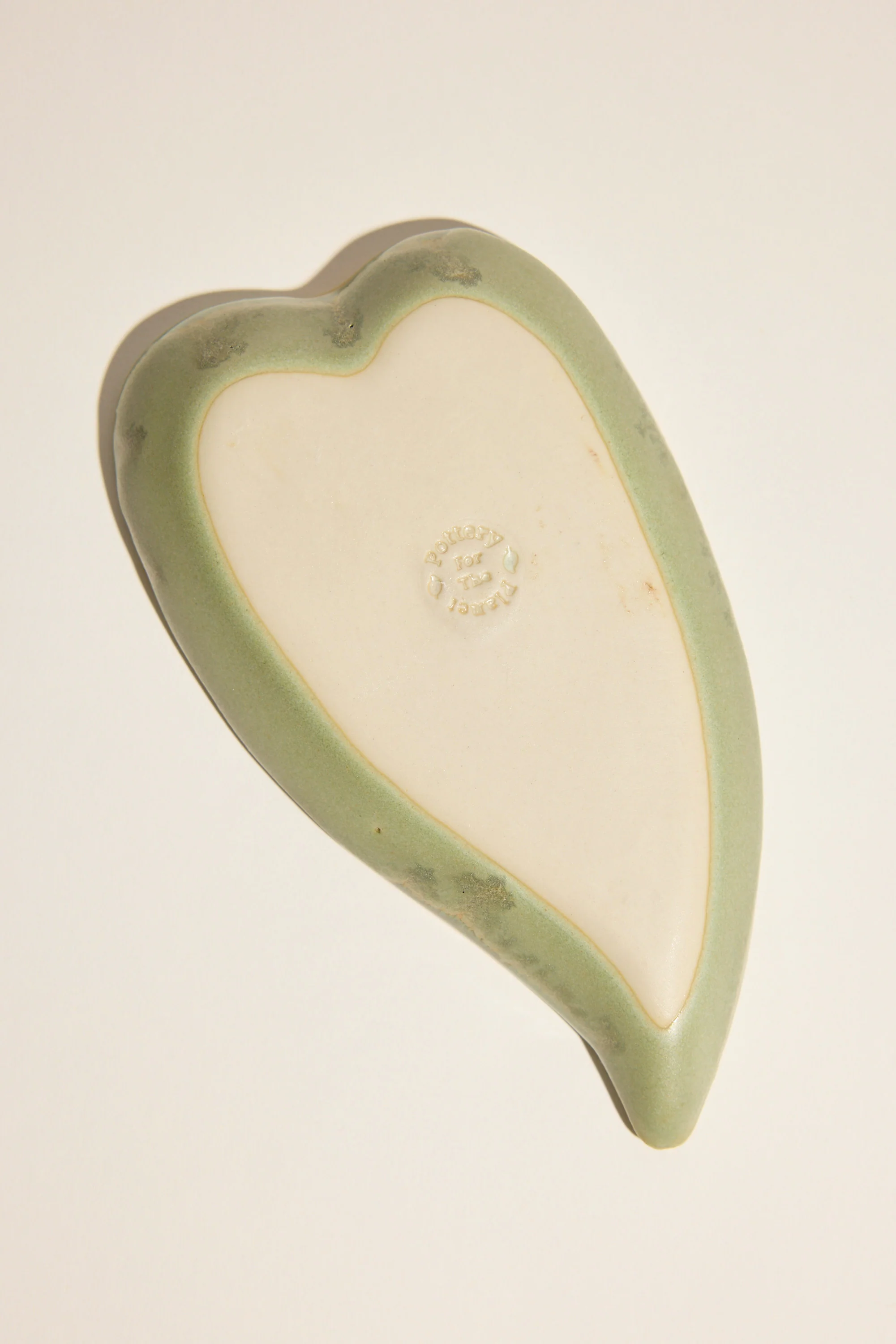 Pottery For The Planet Leaf Condiment Dish - Image 4