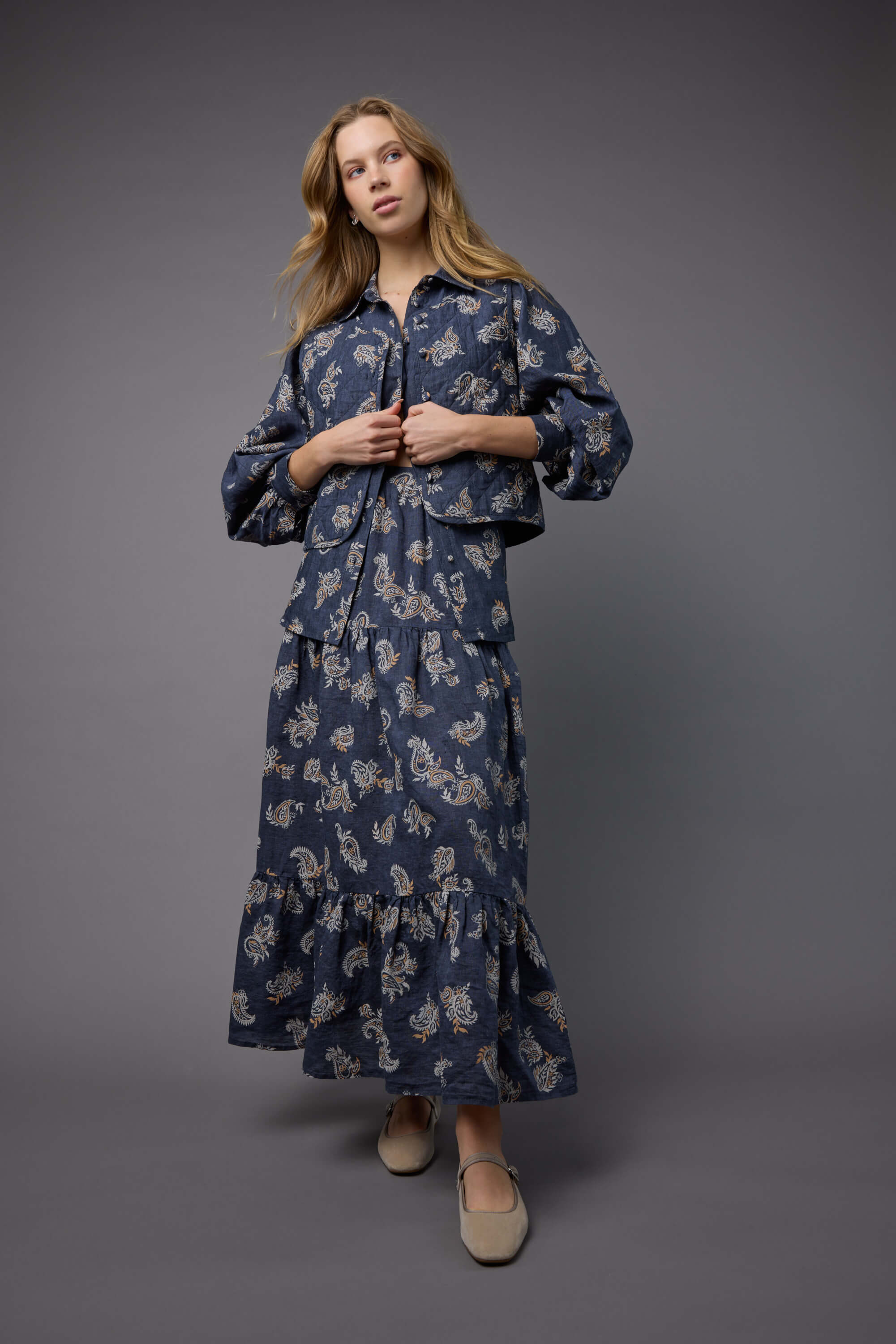 Quinn Tiered Skirt - Image 2