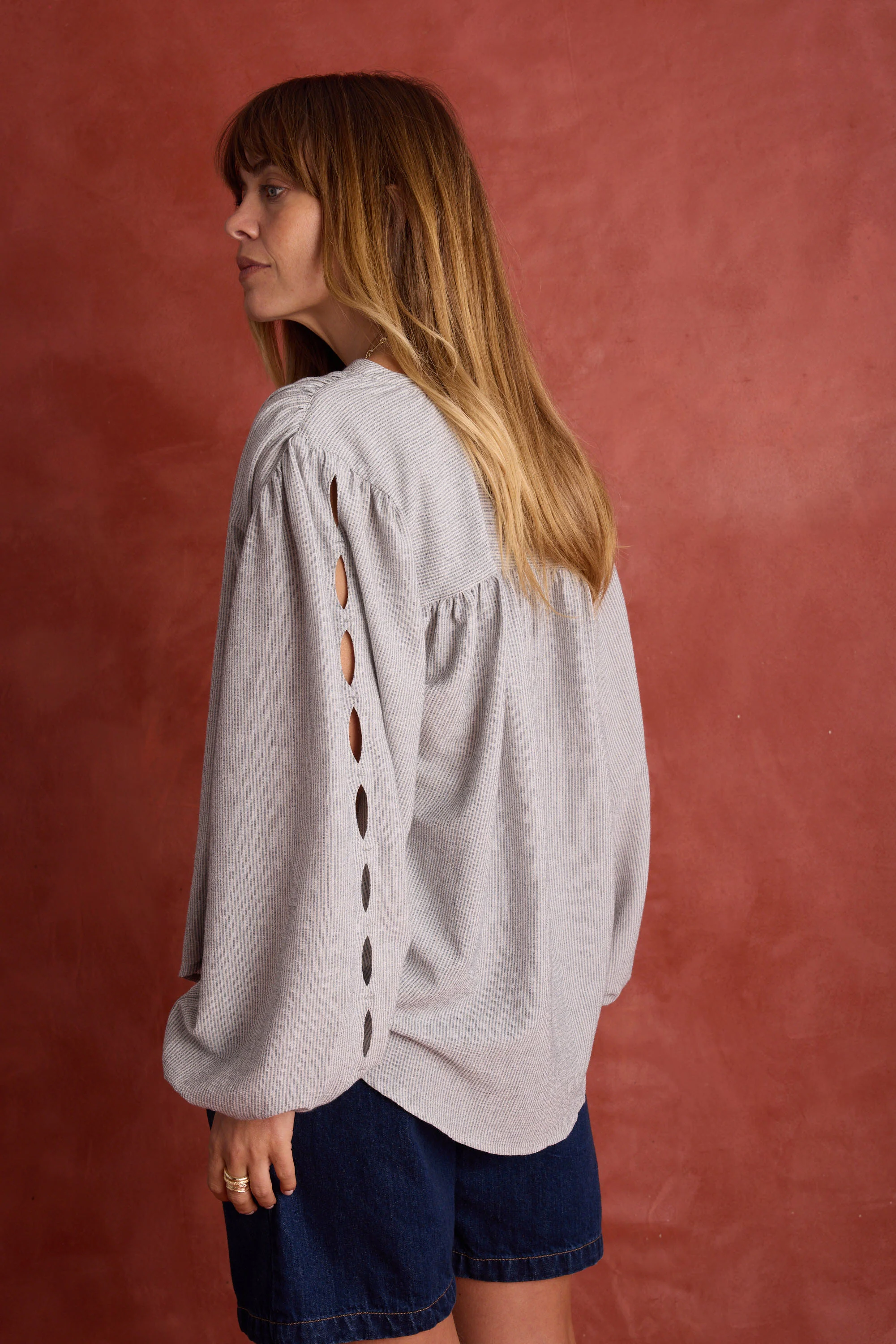 Rhea Sleeve Detail Blouse - Image 6