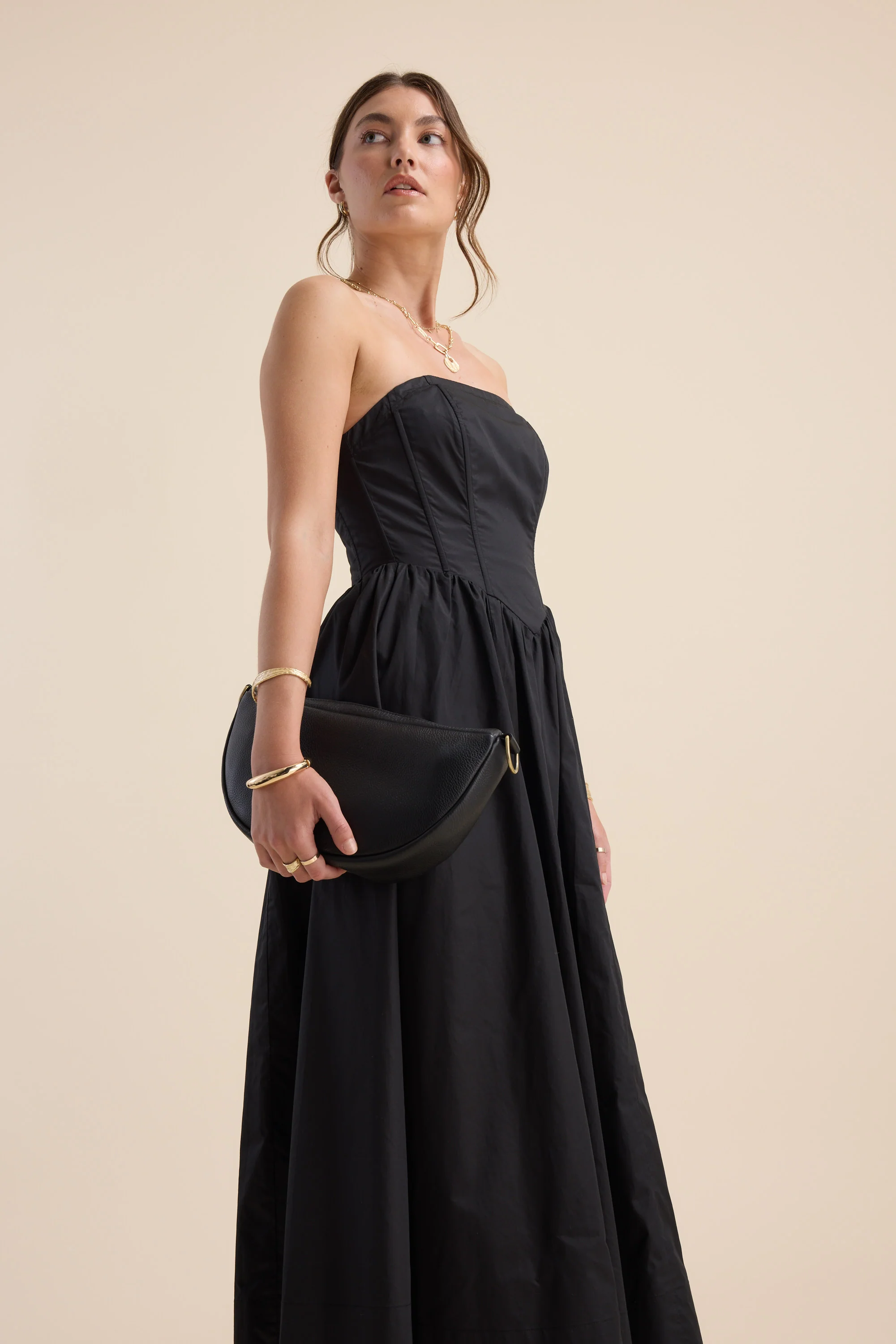 Rose Shirred Back Dress - Image 4