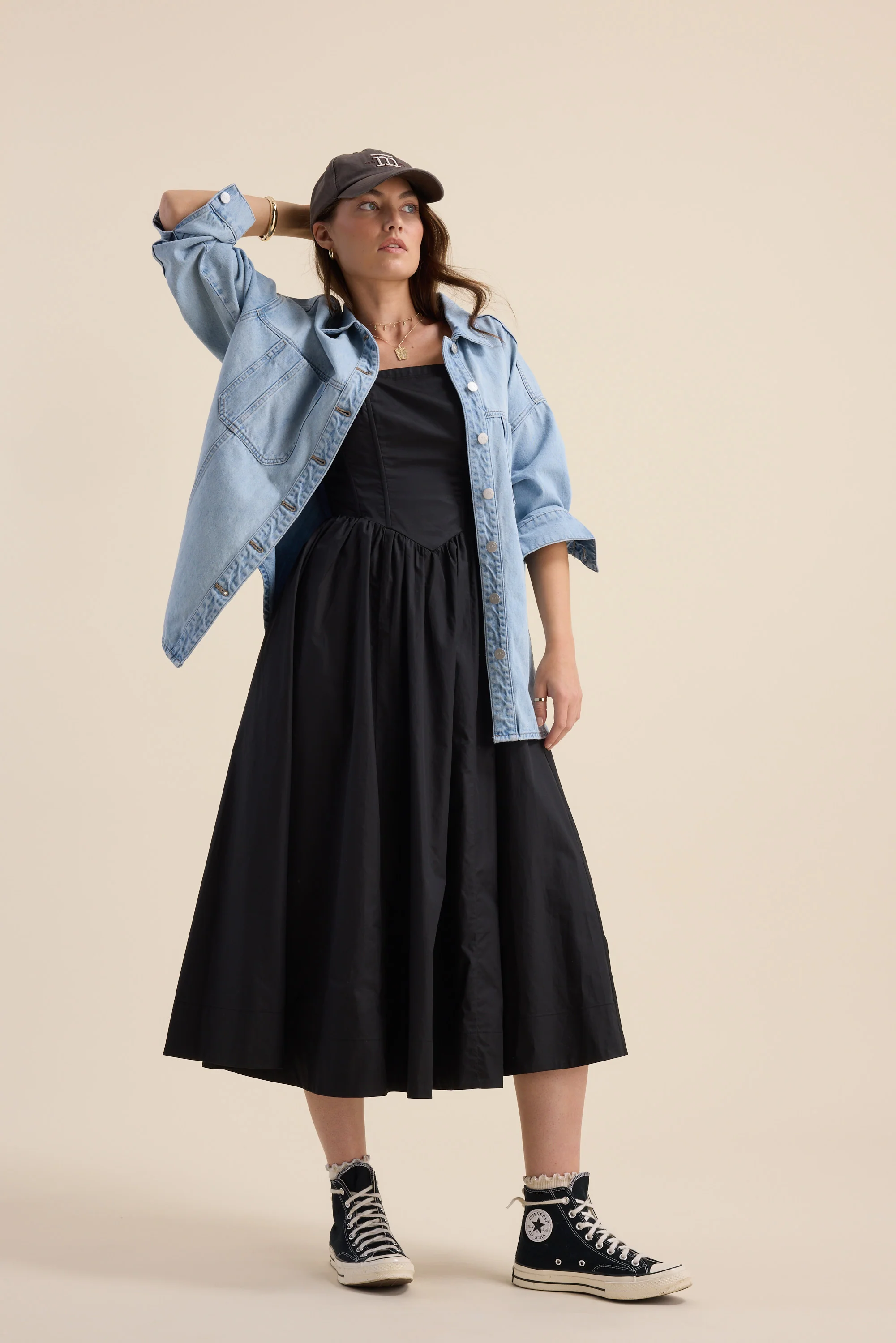 Rose Shirred Back Dress - Image 5