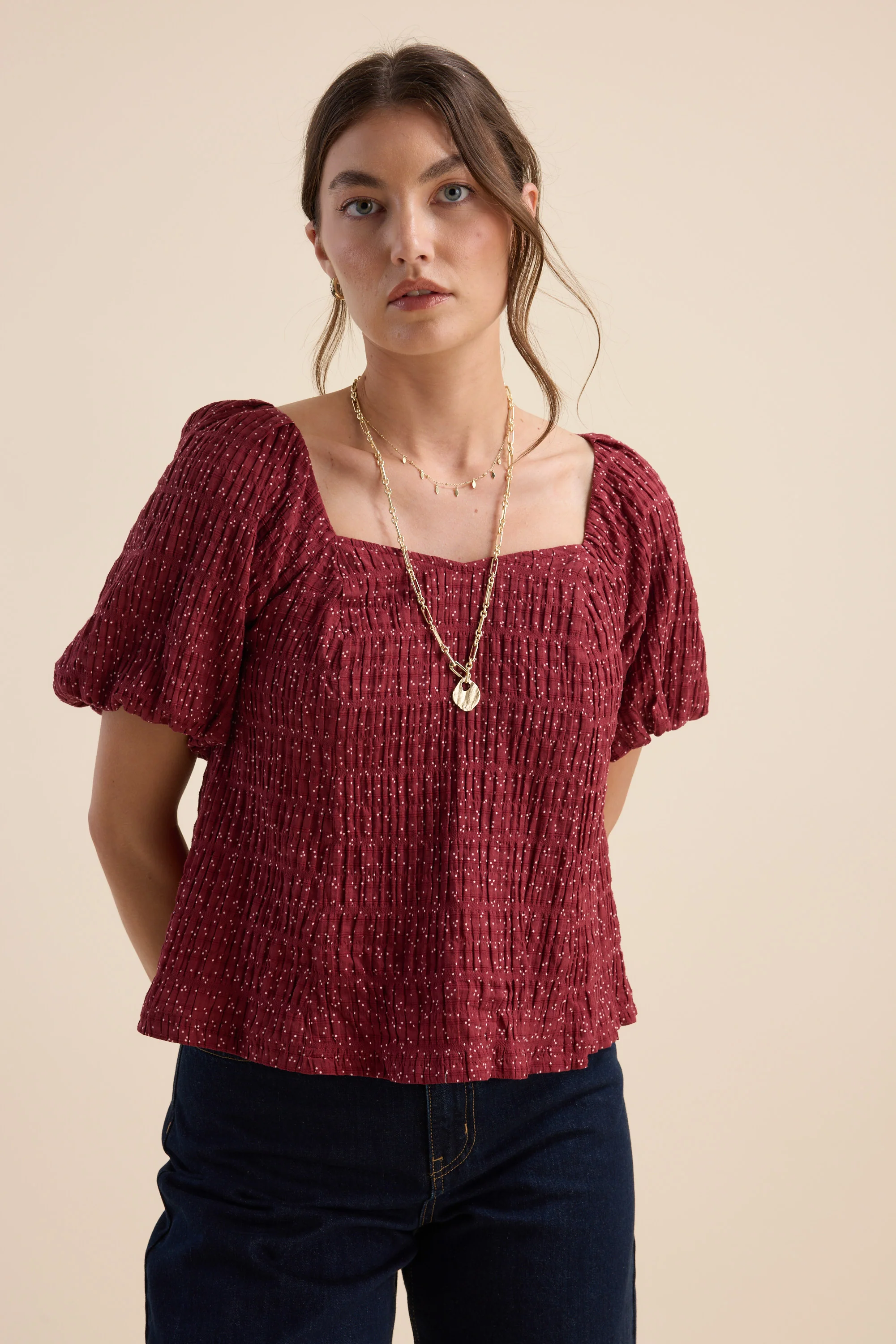 Rosie Square Neck Top - Image 2