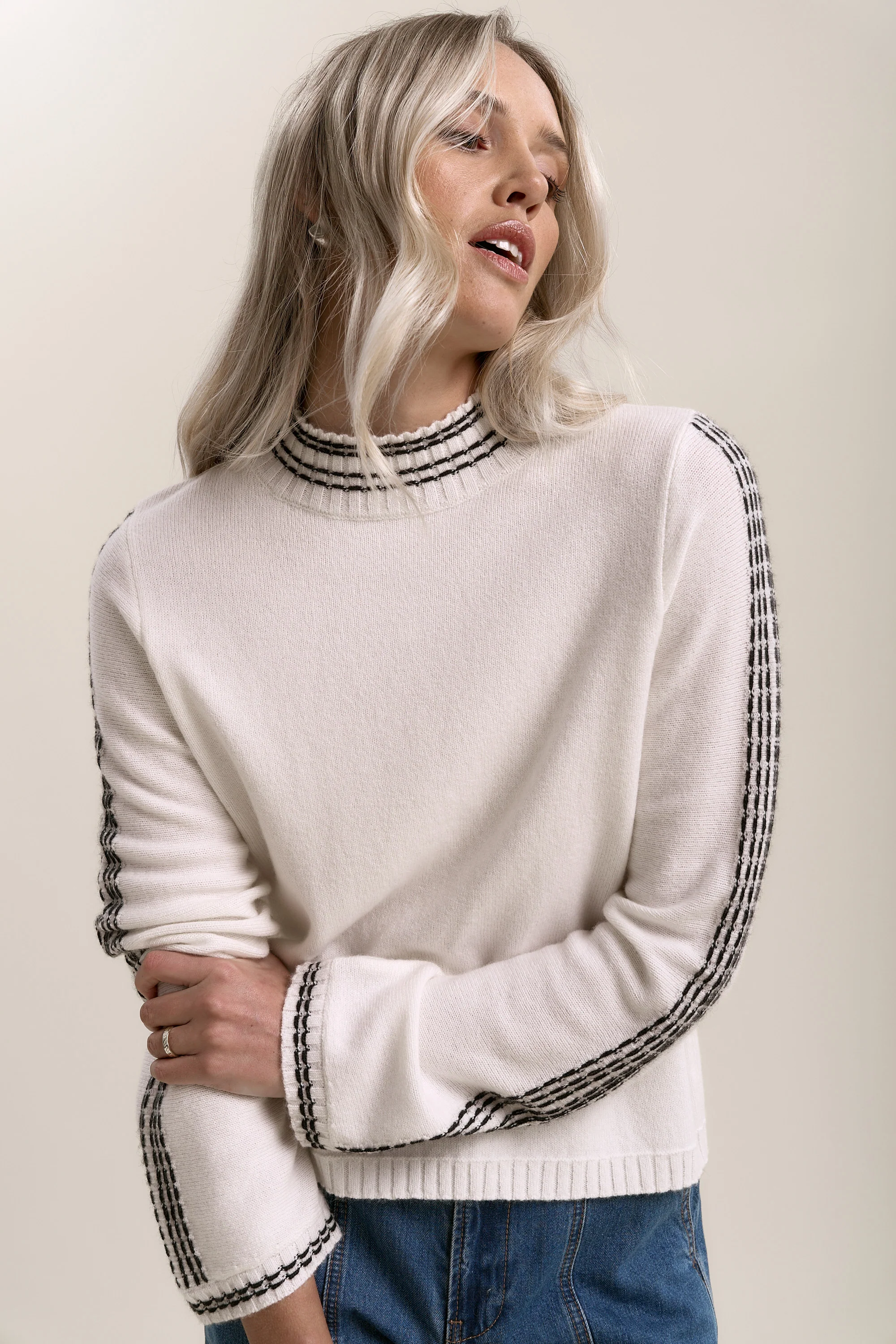 Rosie Stitch Detail Sweater - Image 2