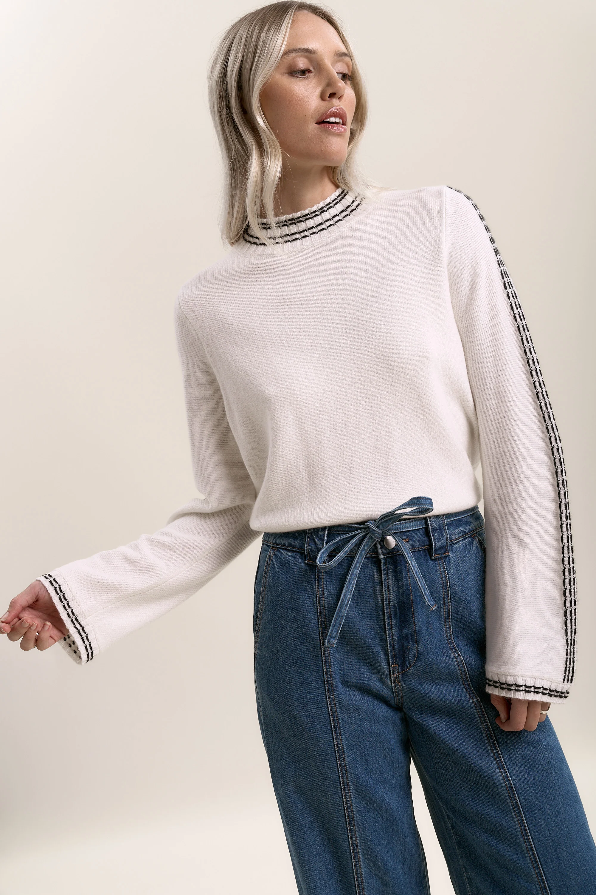 Rosie Stitch Detail Sweater - Image 3