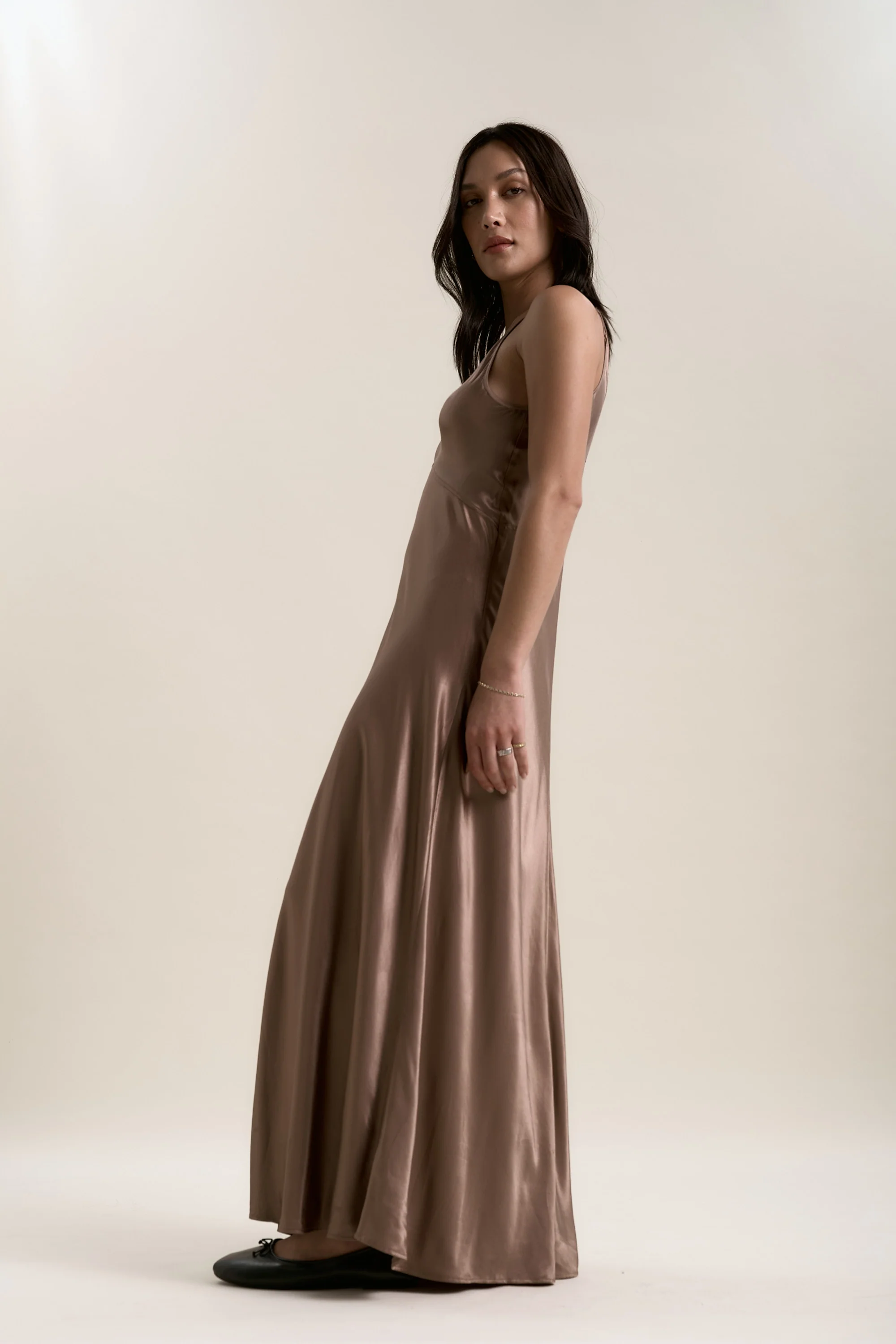 Ruby Satin Maxi Slip Dress - Image 3
